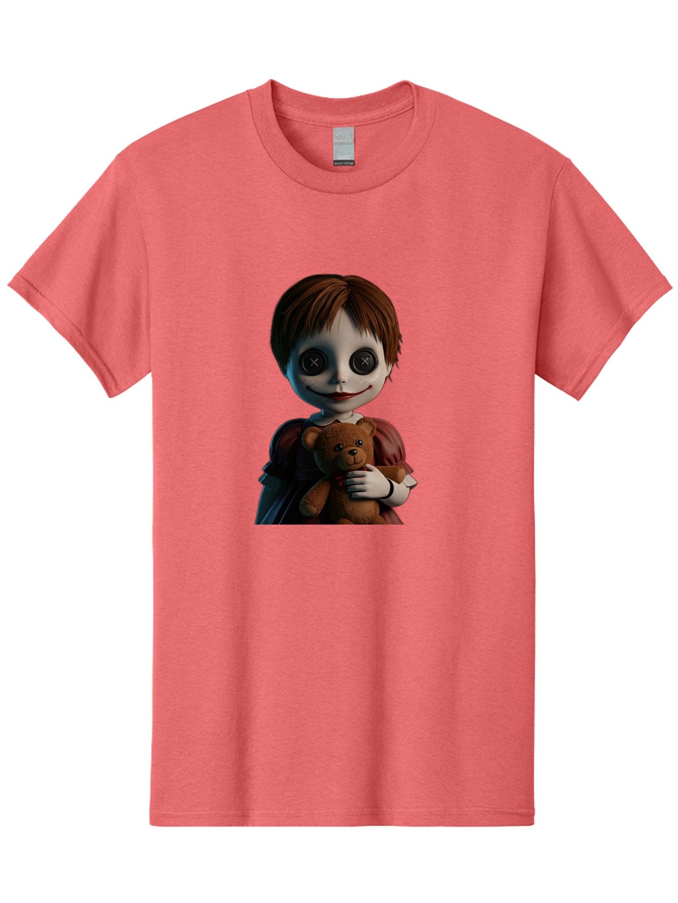 Creepy-Doll-1 Men'S Graphic Tee, 100% Cotton, Comfortable Casual Summer Wear, Machine Washable, Vintage Camera, Old Camera, Antique Camera, Black Camera, Classic Photography, Photography Equipment, Nostalgic Device, Film Camera, Camera Art Bam130