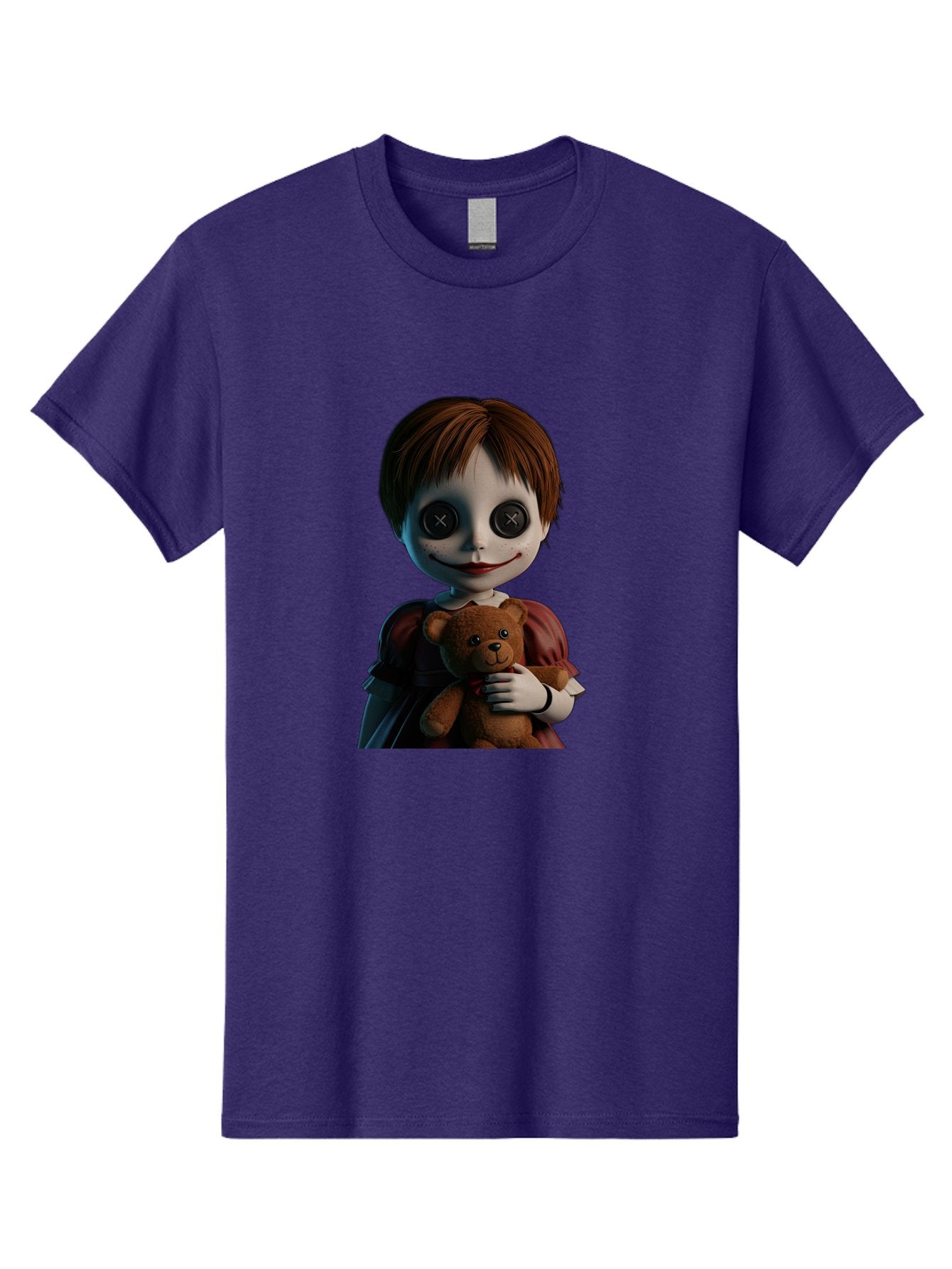 Creepy-Doll-1 Men'S Graphic Tee, 100% Cotton, Comfortable Casual Summer Wear, Machine Washable, Vintage Camera, Old Camera, Antique Camera, Black Camera, Classic Photography, Photography Equipment, Nostalgic Device, Film Camera, Camera Art Bam130 14