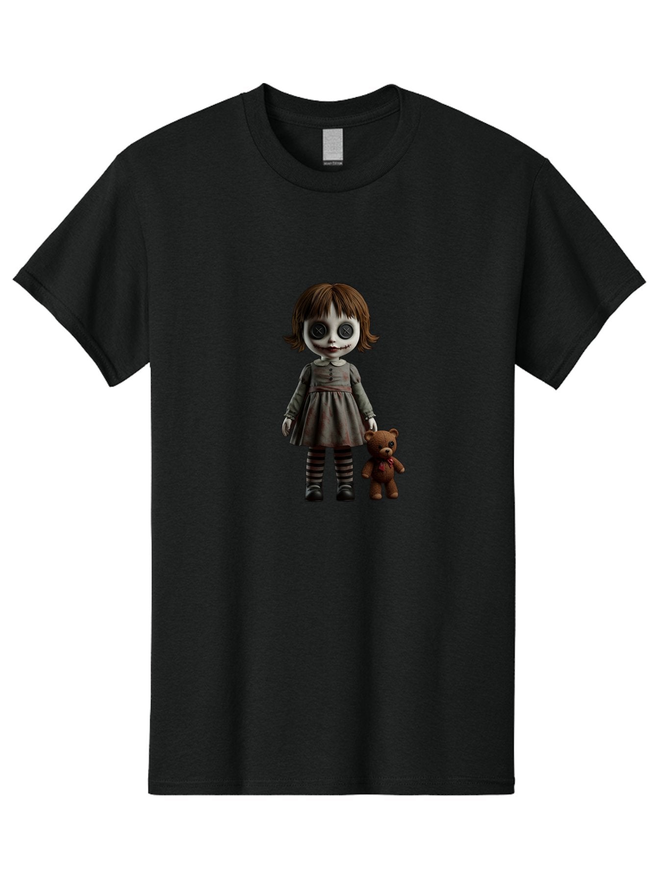 Creepy-Doll Men'S Graphic Tee, 100% Cotton, Comfortable Casual Summer Wear, Machine Washable, Vintage Camera, Old Camera, Antique Camera, Black Camera, Classic Photography, Photography Equipment, Nostalgic Device, Film Camera, Camera Art Bam131 3
