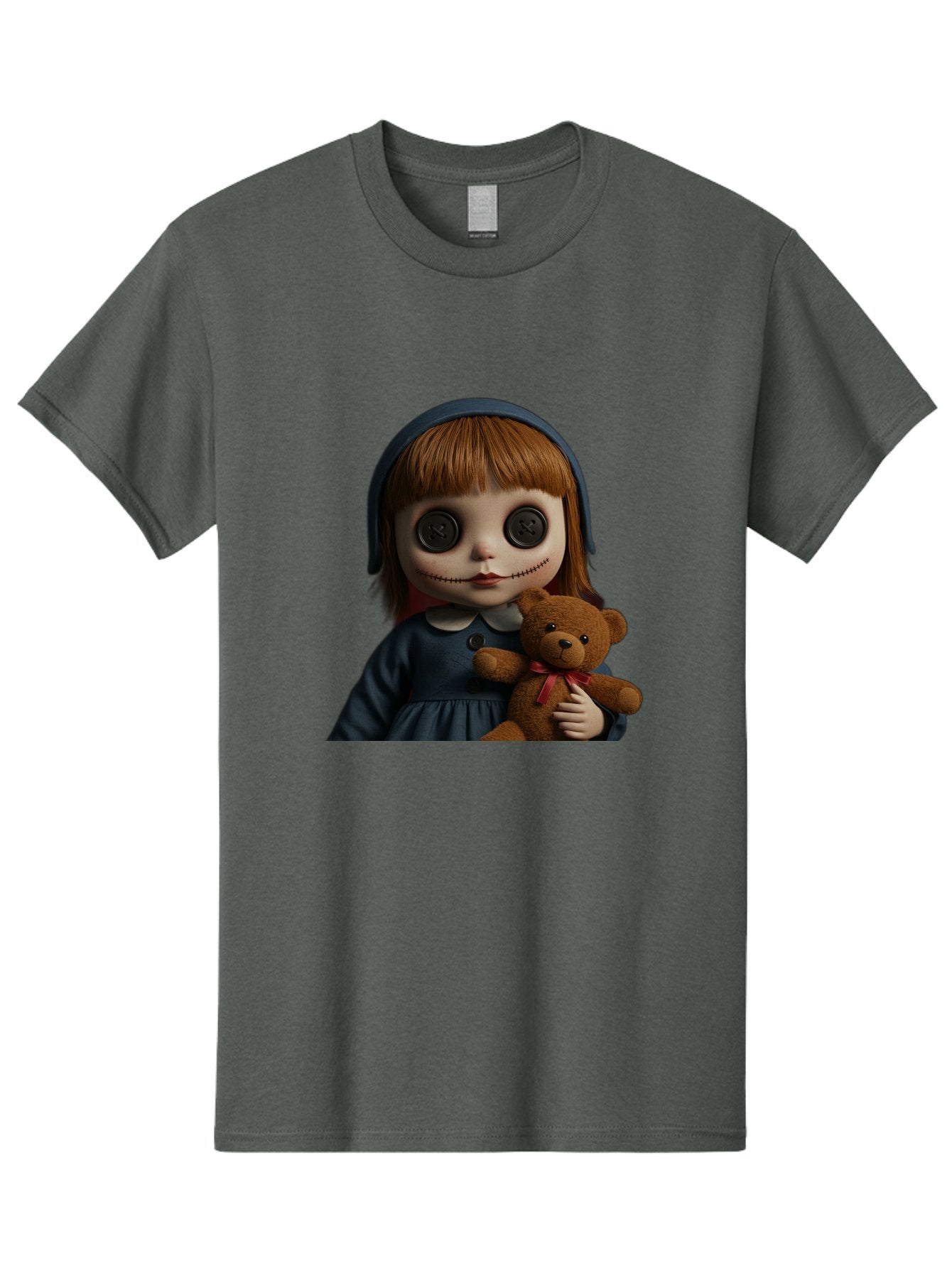 Creepy-Girl-Doll Men'S Graphic Tee, 100% Cotton, Comfortable Casual Summer Wear, Machine Washable, Vintage Camera, Old Camera, Antique Camera, Black Camera, Classic Photography, Photography Equipment, Nostalgic Device, Film Camera, Camera Art Bam133 14