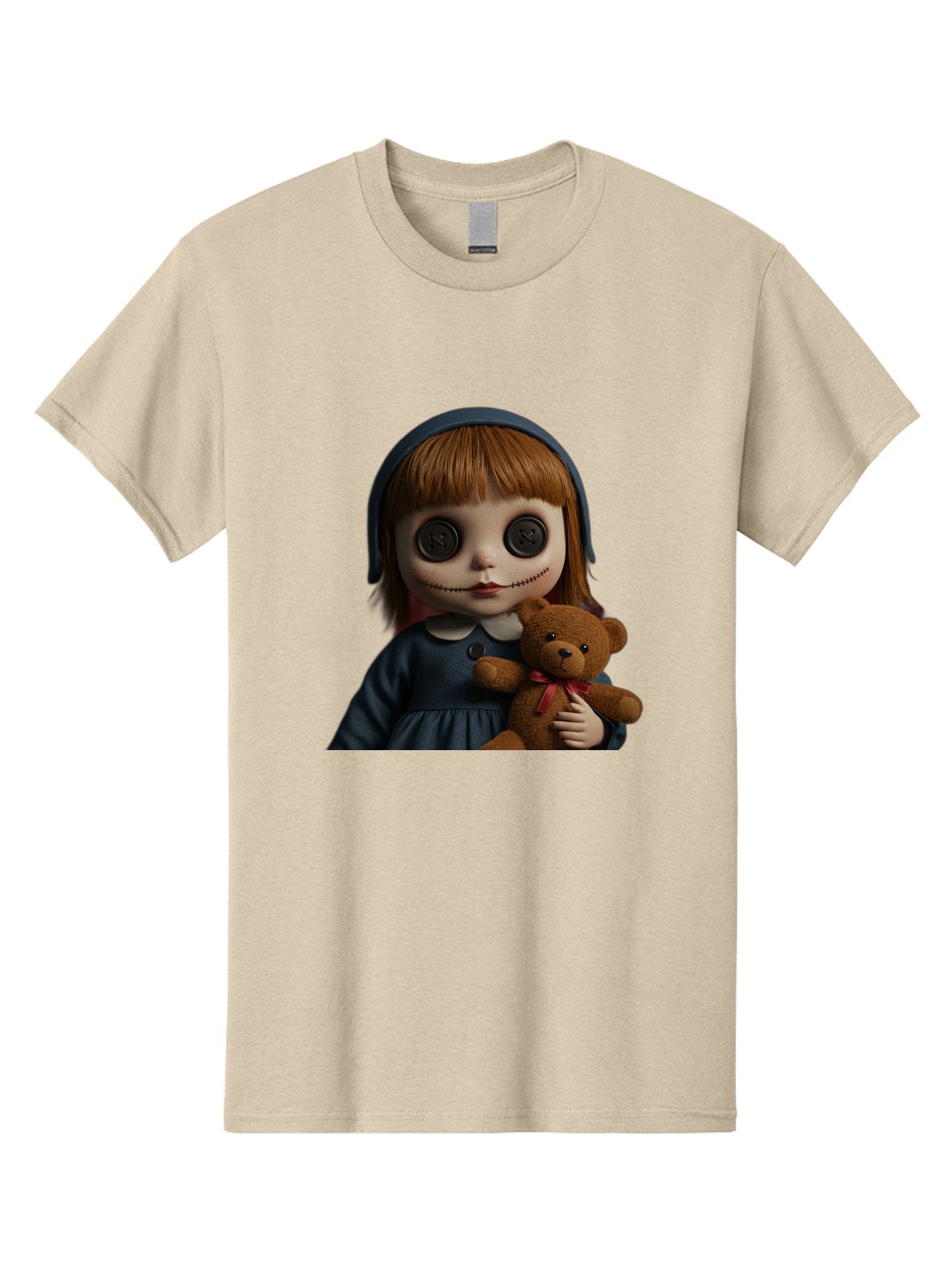 Creepy-Girl-Doll Men'S Graphic Tee, 100% Cotton, Comfortable Casual Summer Wear, Machine Washable, Vintage Camera, Old Camera, Antique Camera, Black Camera, Classic Photography, Photography Equipment, Nostalgic Device, Film Camera, Camera Art Bam133 9