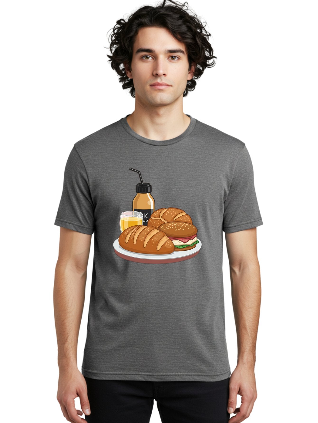 Croissant-Sandwich-And-Keket-Drink Men'S Graphic Tee, 100% Cotton, Comfortable Casual Summer Wear, Machine Washable, Vintage Camera, Old Camera, Antique Camera, Black Camera, Classic Photography, Photography Equipment, Nostalgic Device, Bam135 28