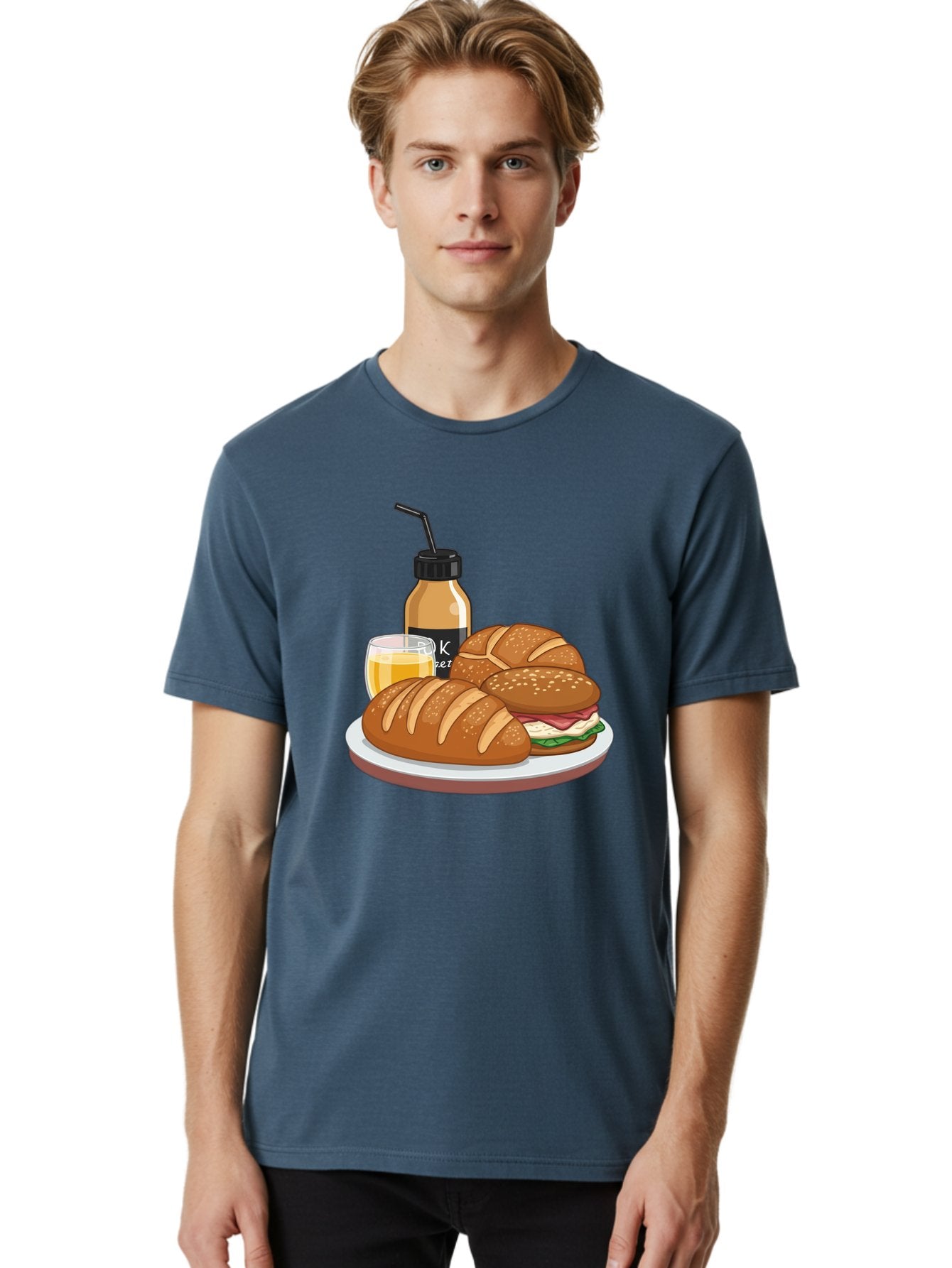 Croissant-Sandwich-And-Keket-Drink Men'S Graphic Tee, 100% Cotton, Comfortable Casual Summer Wear, Machine Washable, Vintage Camera, Old Camera, Antique Camera, Black Camera, Classic Photography, Photography Equipment, Nostalgic Device, Bam135 19