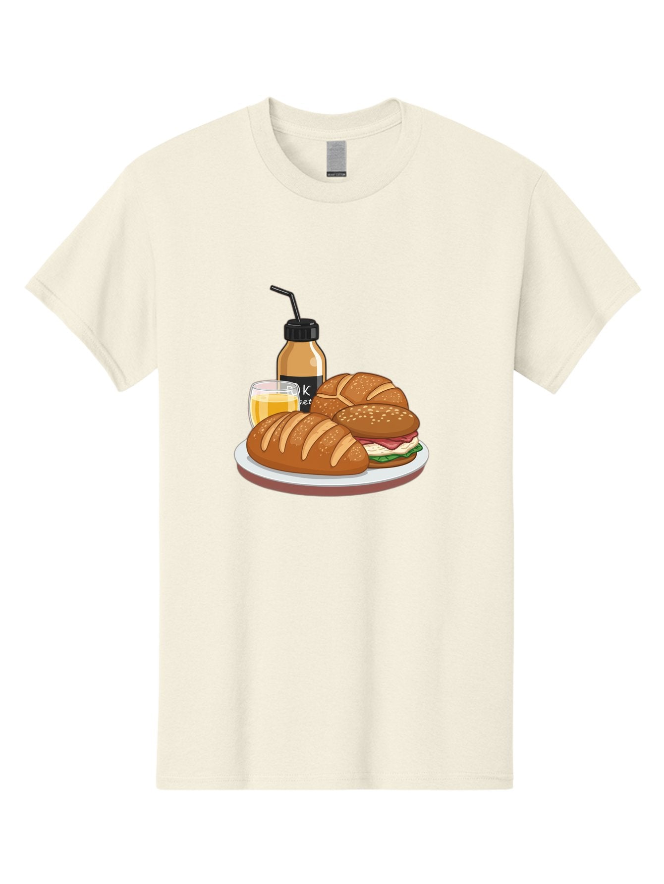 Croissant-Sandwich-And-Keket-Drink Men'S Graphic Tee, 100% Cotton, Comfortable Casual Summer Wear, Machine Washable, Vintage Camera, Old Camera, Antique Camera, Black Camera, Classic Photography, Photography Equipment, Nostalgic Device, Bam135