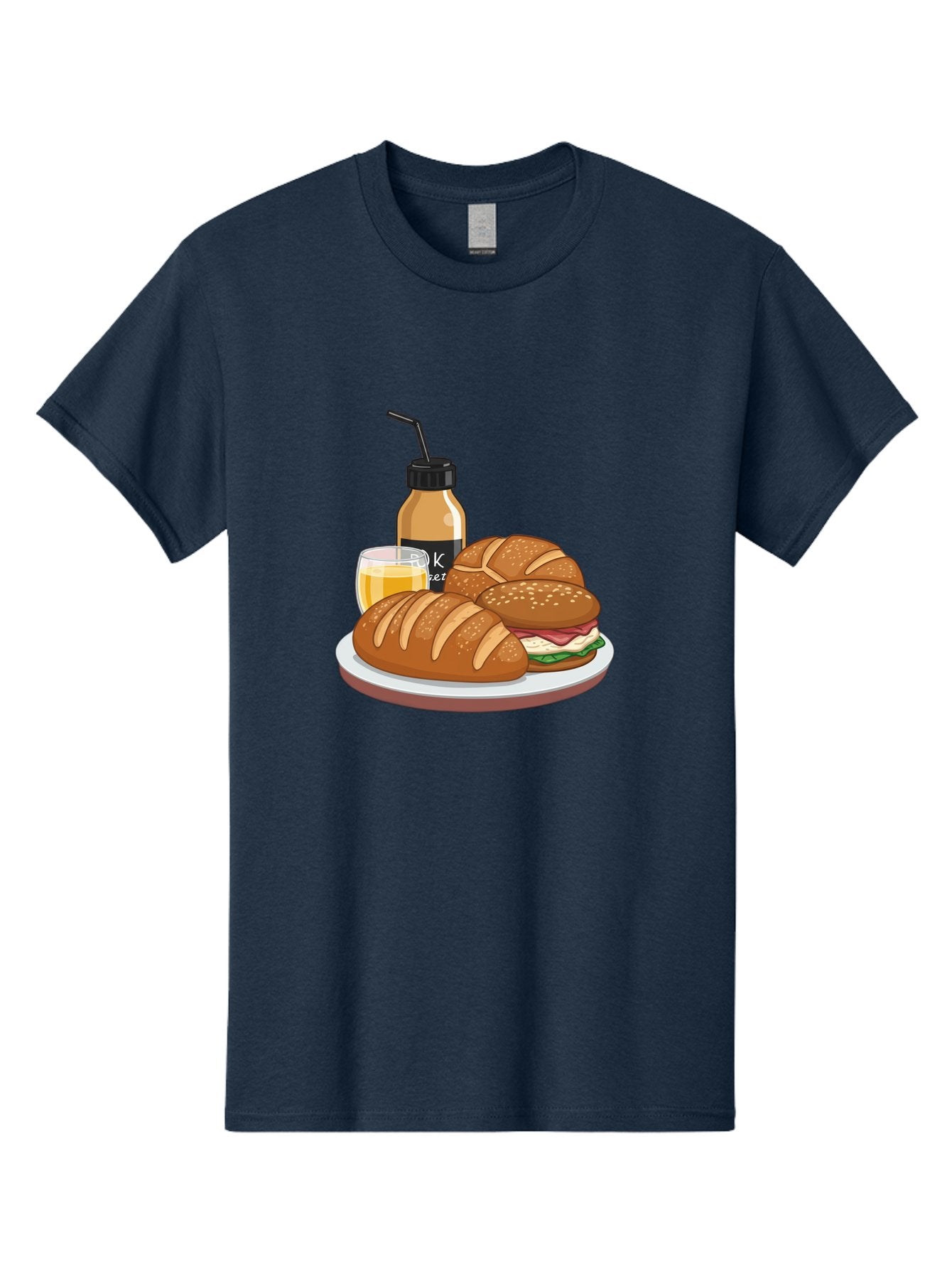 Croissant-Sandwich-And-Keket-Drink Men'S Graphic Tee, 100% Cotton, Comfortable Casual Summer Wear, Machine Washable, Vintage Camera, Old Camera, Antique Camera, Black Camera, Classic Photography, Photography Equipment, Nostalgic Device, Bam135 5