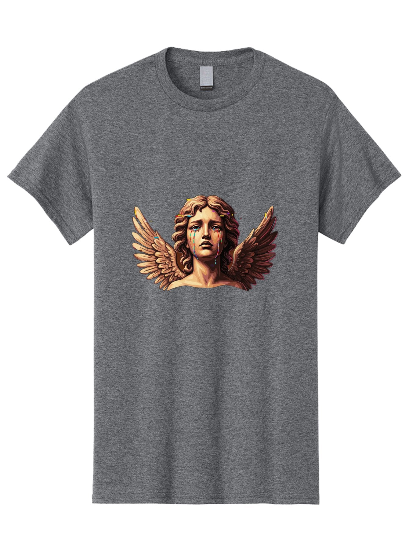 Crying-Angel-Statue-1 Men'S Graphic Tee, 100% Cotton, Comfortable Casual Summer Wear, Machine Washable, Vintage Camera, Old Camera, Antique Camera, Black Camera, Classic Photography, Photography Equipment, Nostalgic Device, Film Camera, Bam139 8