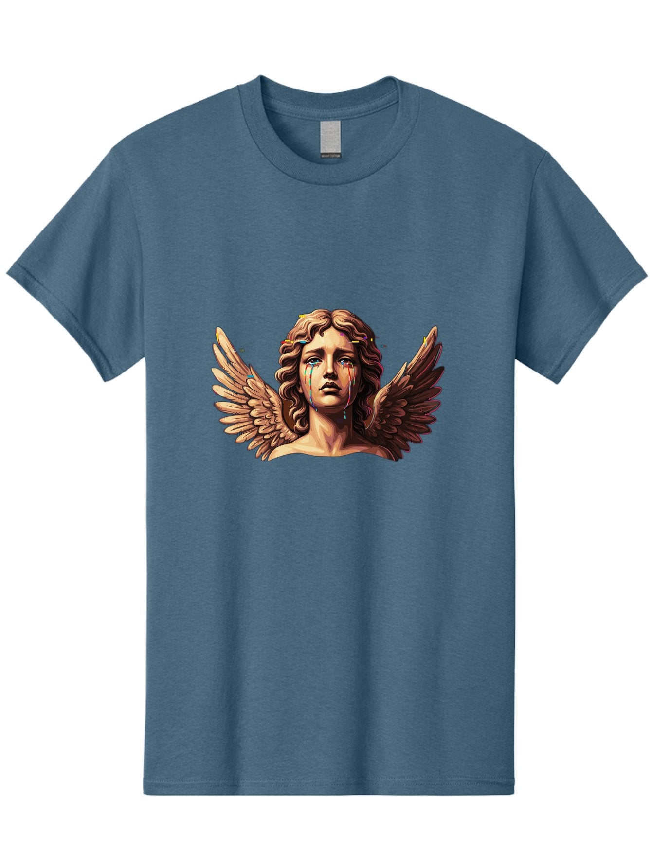 Crying-Angel-Statue-1 Men'S Graphic Tee, 100% Cotton, Comfortable Casual Summer Wear, Machine Washable, Vintage Camera, Old Camera, Antique Camera, Black Camera, Classic Photography, Photography Equipment, Nostalgic Device, Film Camera, Bam139 9