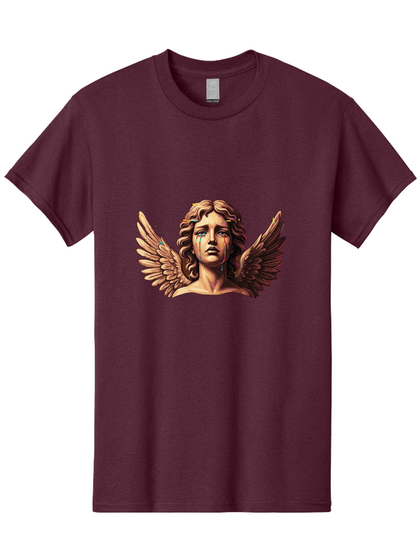 Crying-Angel-Statue-1 Men'S Graphic Tee, 100% Cotton, Comfortable Casual Summer Wear, Machine Washable, Vintage Camera, Old Camera, Antique Camera, Black Camera, Classic Photography, Photography Equipment, Nostalgic Device, Film Camera, Bam139 10