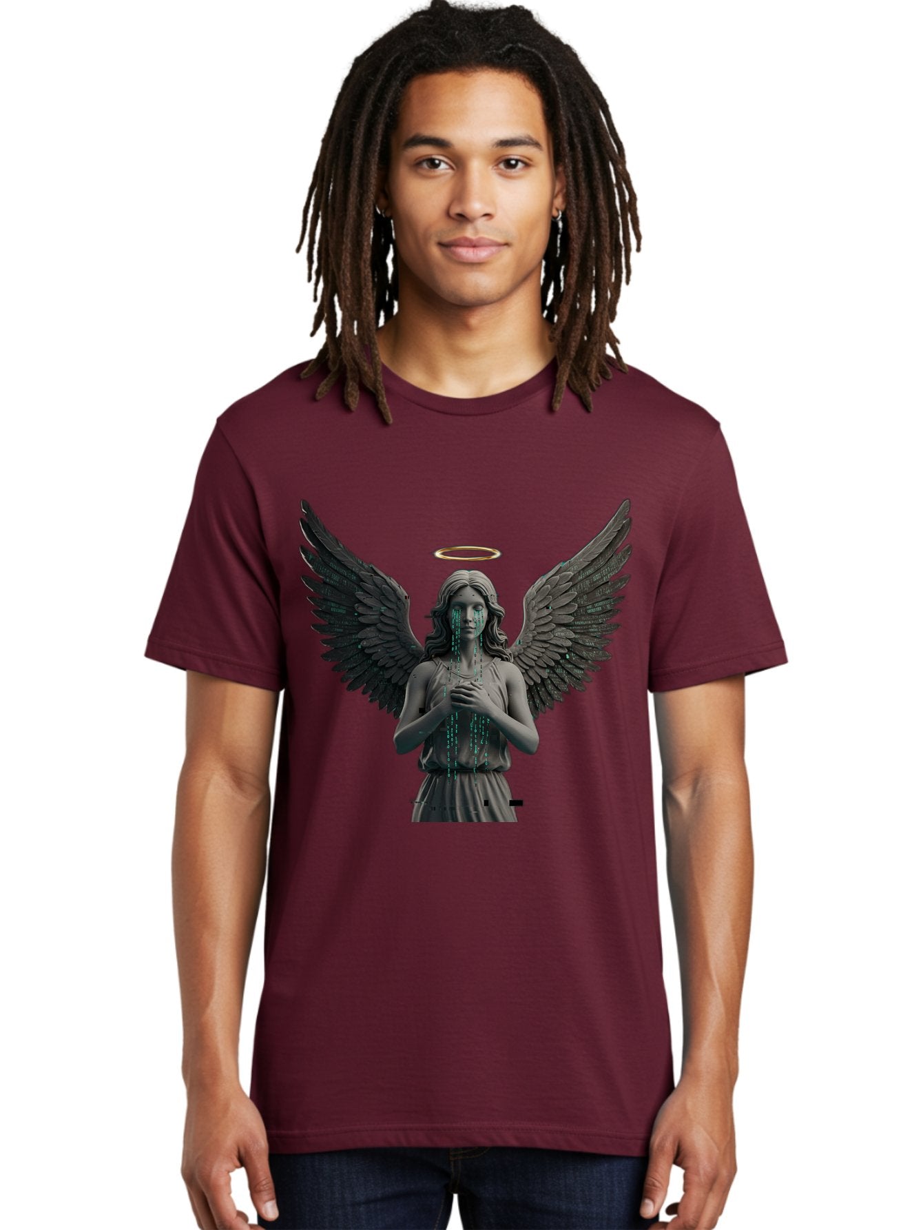Crying-Angel-Statue Men'S Graphic Tee, 100% Cotton, Comfortable Casual Summer Wear, Machine Washable, Vintage Camera, Old Camera, Antique Camera, Black Camera, Classic Photography, Photography Equipment, Nostalgic Device, Film Camera, Bam140 16