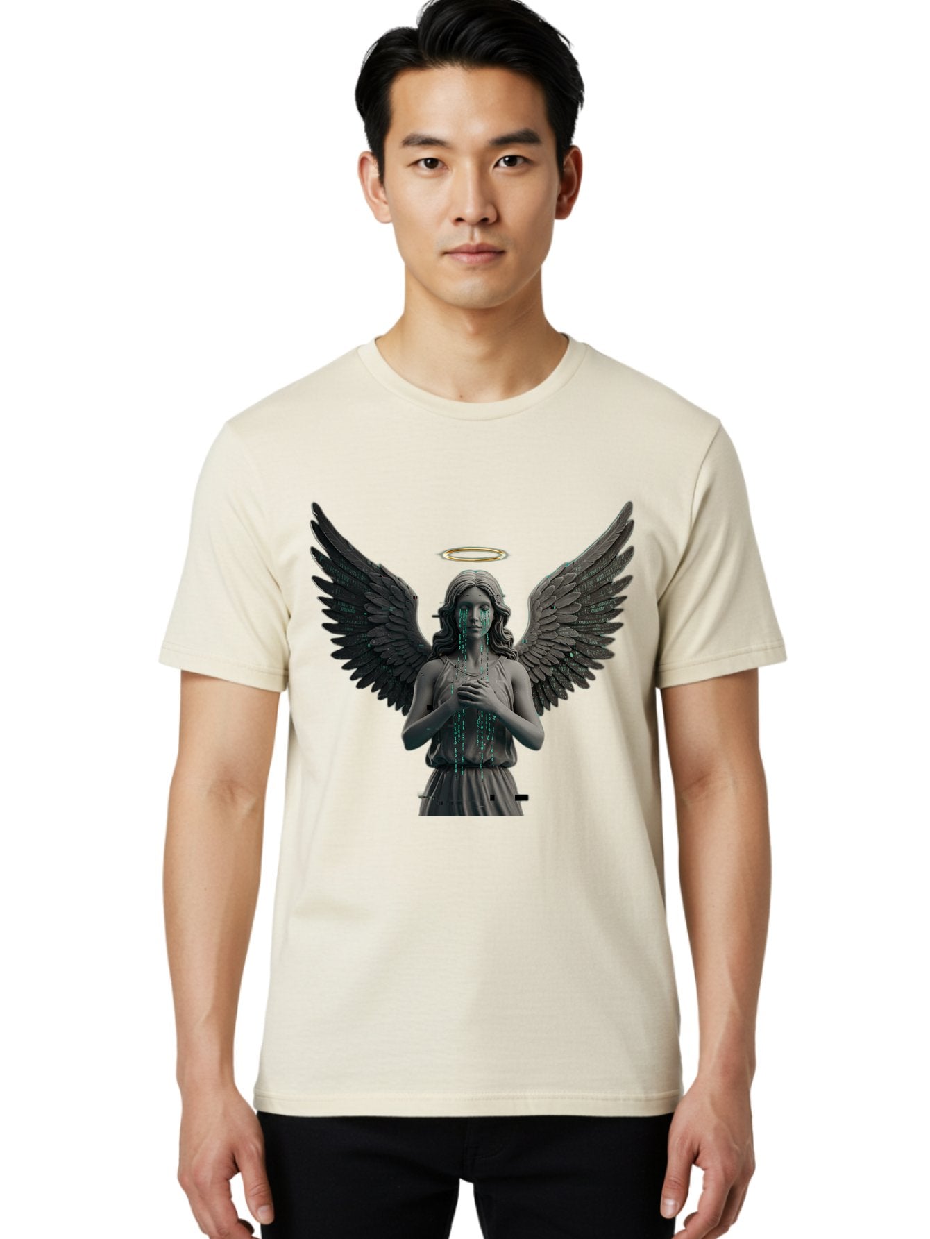 Crying-Angel-Statue Men'S Graphic Tee, 100% Cotton, Comfortable Casual Summer Wear, Machine Washable, Vintage Camera, Old Camera, Antique Camera, Black Camera, Classic Photography, Photography Equipment, Nostalgic Device, Film Camera, Bam140 23