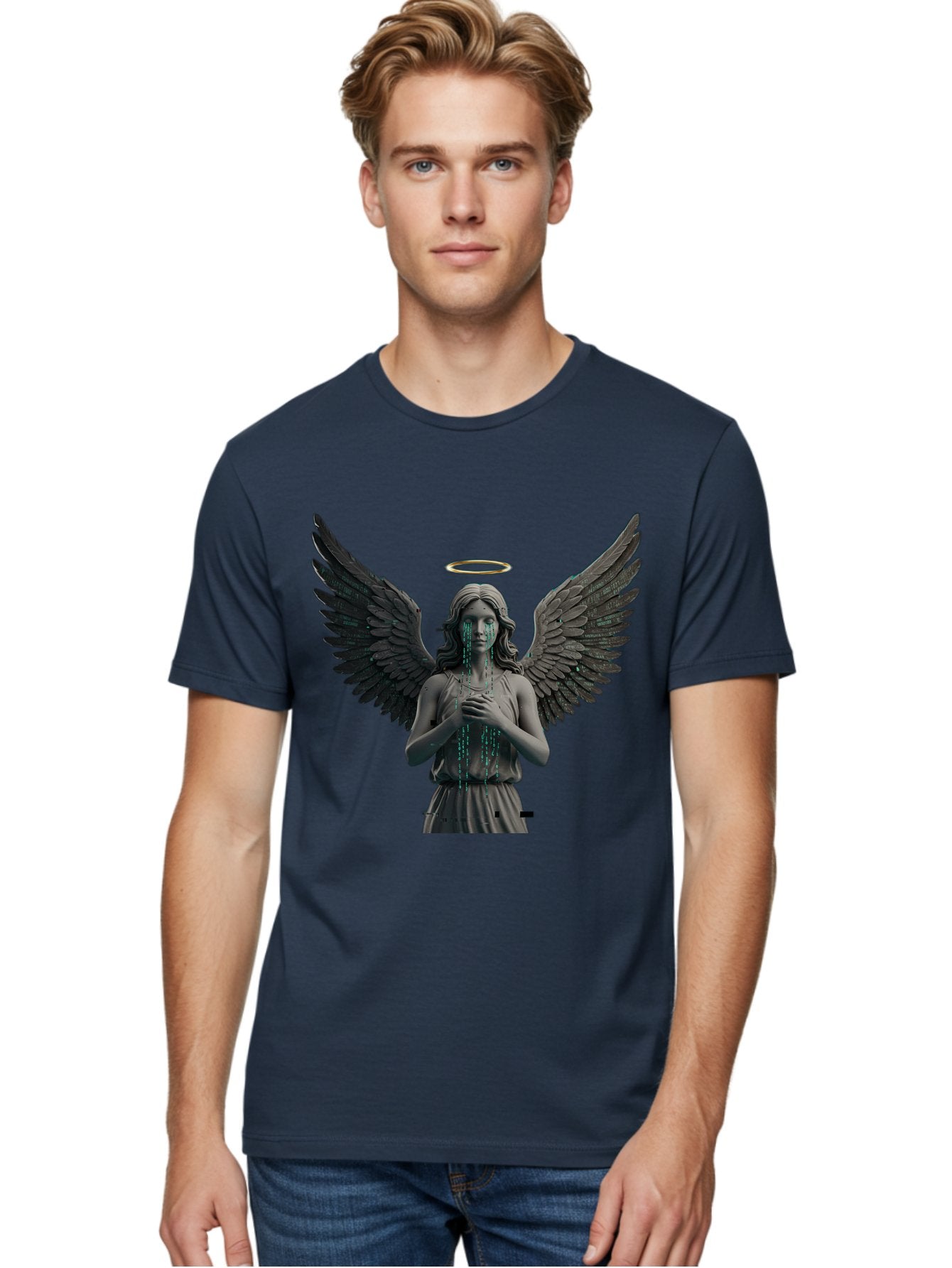Crying-Angel-Statue Men'S Graphic Tee, 100% Cotton, Comfortable Casual Summer Wear, Machine Washable, Vintage Camera, Old Camera, Antique Camera, Black Camera, Classic Photography, Photography Equipment, Nostalgic Device, Film Camera, Bam140 18
