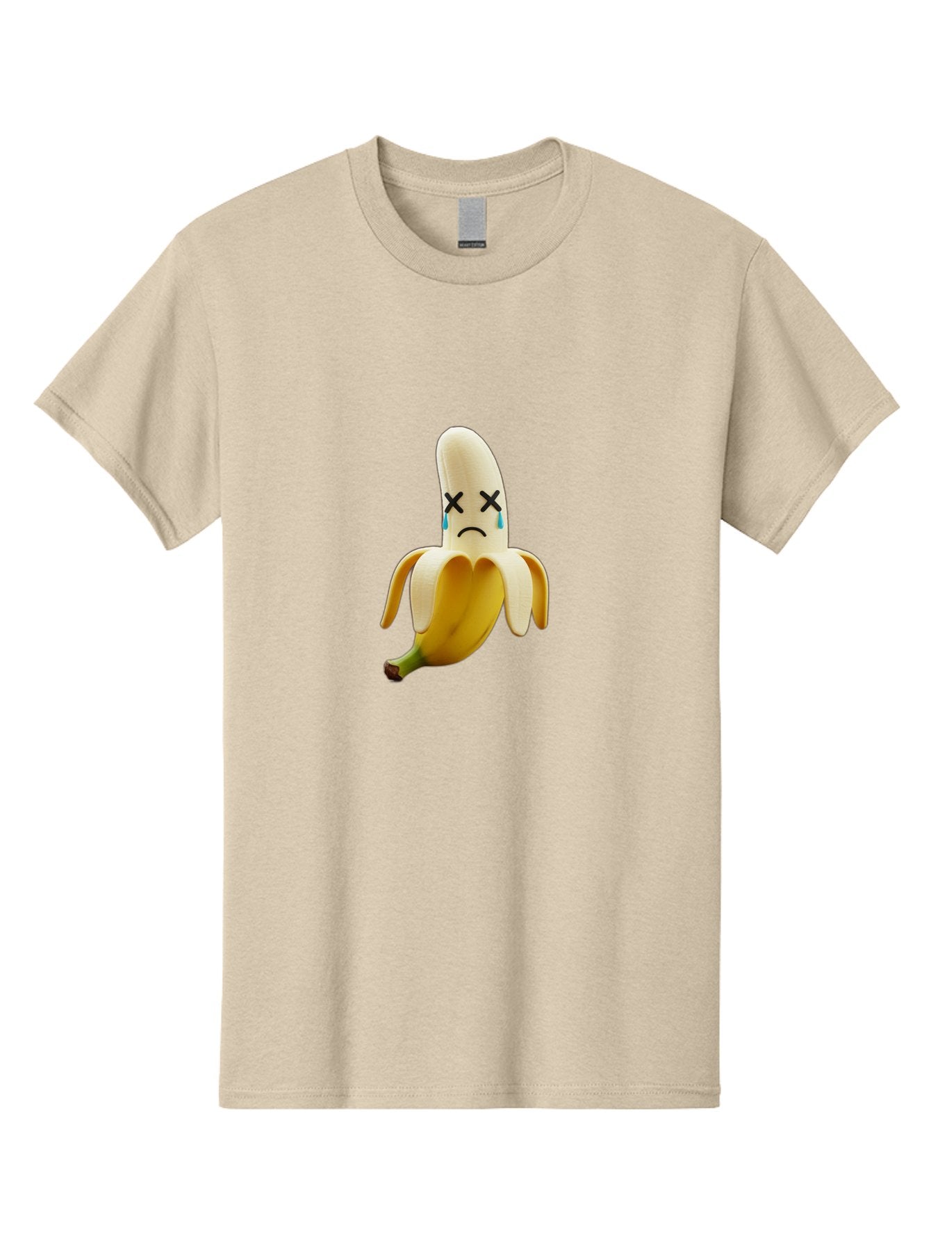 Crying-Banana-2 Men'S Graphic Tee, 100% Cotton, Comfortable Casual Summer Wear, Machine Washable, Vintage Camera, Old Camera, Antique Camera, Black Camera, Classic Photography, Photography Equipment, Nostalgic Device, Film Camera, Camera Art Bam143 13