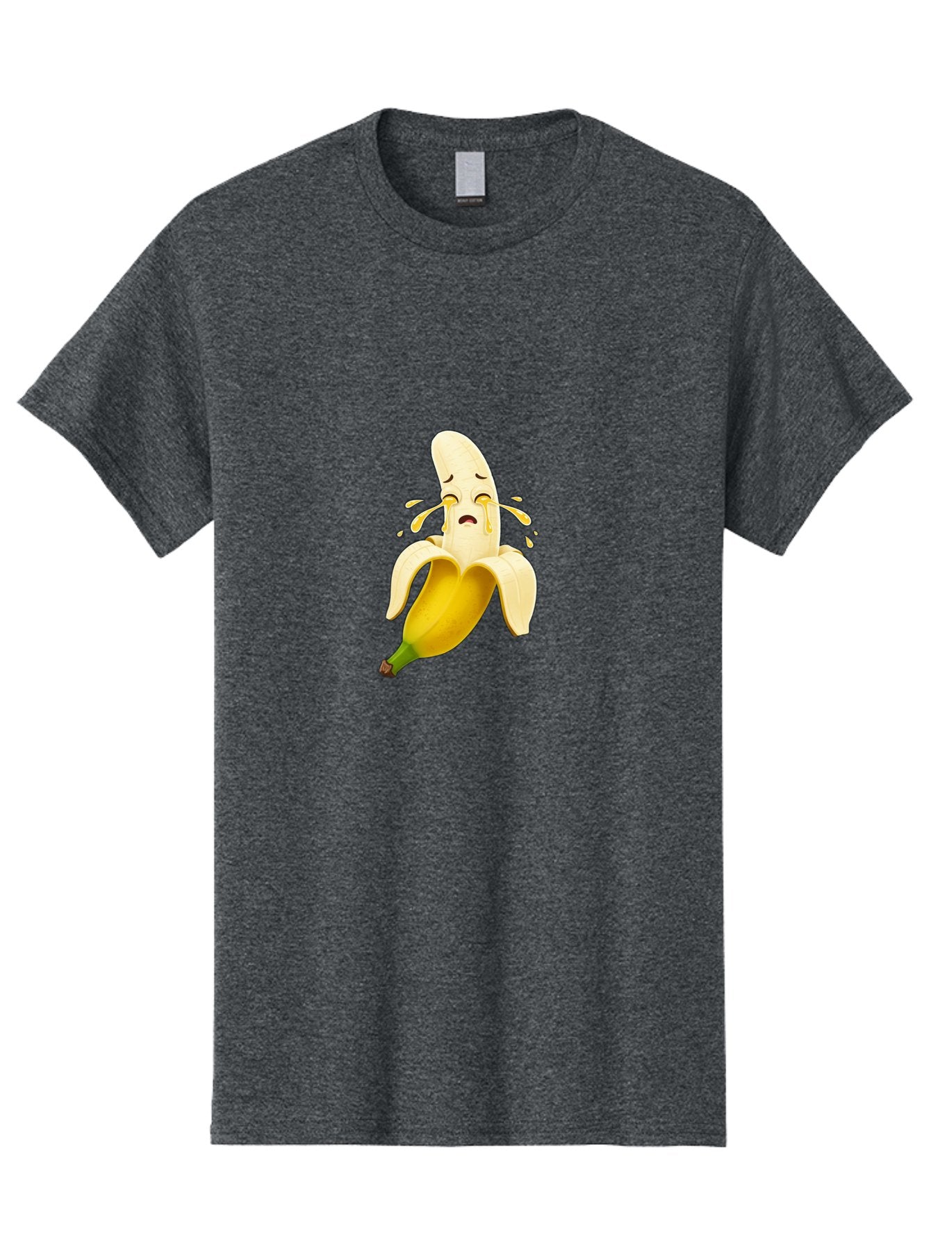 Crying-Banana-3 Men'S Graphic Tee, 100% Cotton, Comfortable Casual Summer Wear, Machine Washable, Vintage Camera, Old Camera, Antique Camera, Black Camera, Classic Photography, Photography Equipment, Nostalgic Device, Film Camera, Camera Art Bam144 8