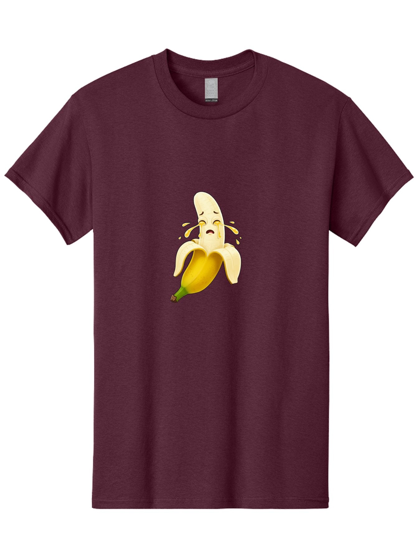 Crying-Banana-3 Men'S Graphic Tee, 100% Cotton, Comfortable Casual Summer Wear, Machine Washable, Vintage Camera, Old Camera, Antique Camera, Black Camera, Classic Photography, Photography Equipment, Nostalgic Device, Film Camera, Camera Art Bam144 10