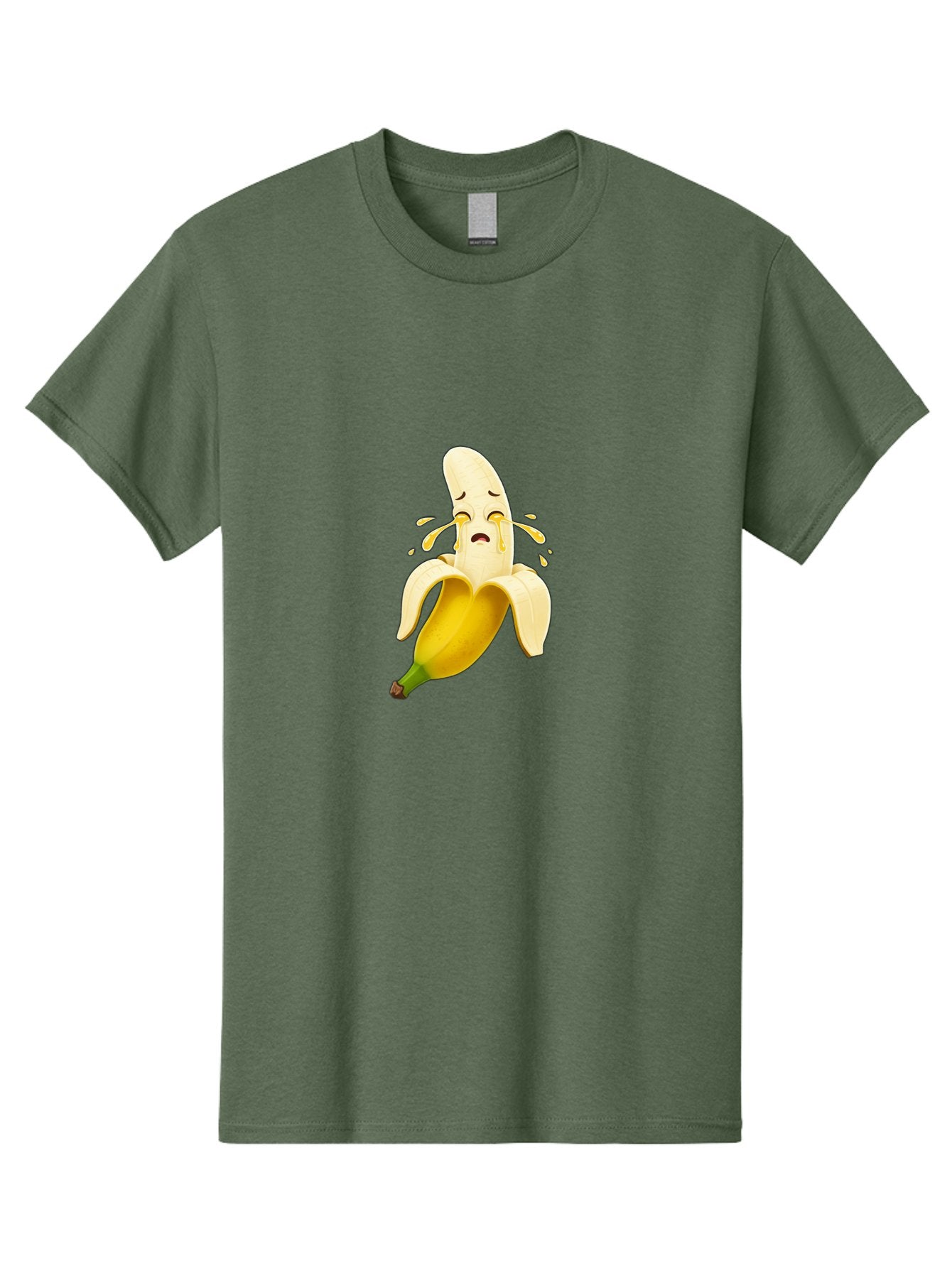 Crying-Banana-3 Men'S Graphic Tee, 100% Cotton, Comfortable Casual Summer Wear, Machine Washable, Vintage Camera, Old Camera, Antique Camera, Black Camera, Classic Photography, Photography Equipment, Nostalgic Device, Film Camera, Camera Art Bam144 6