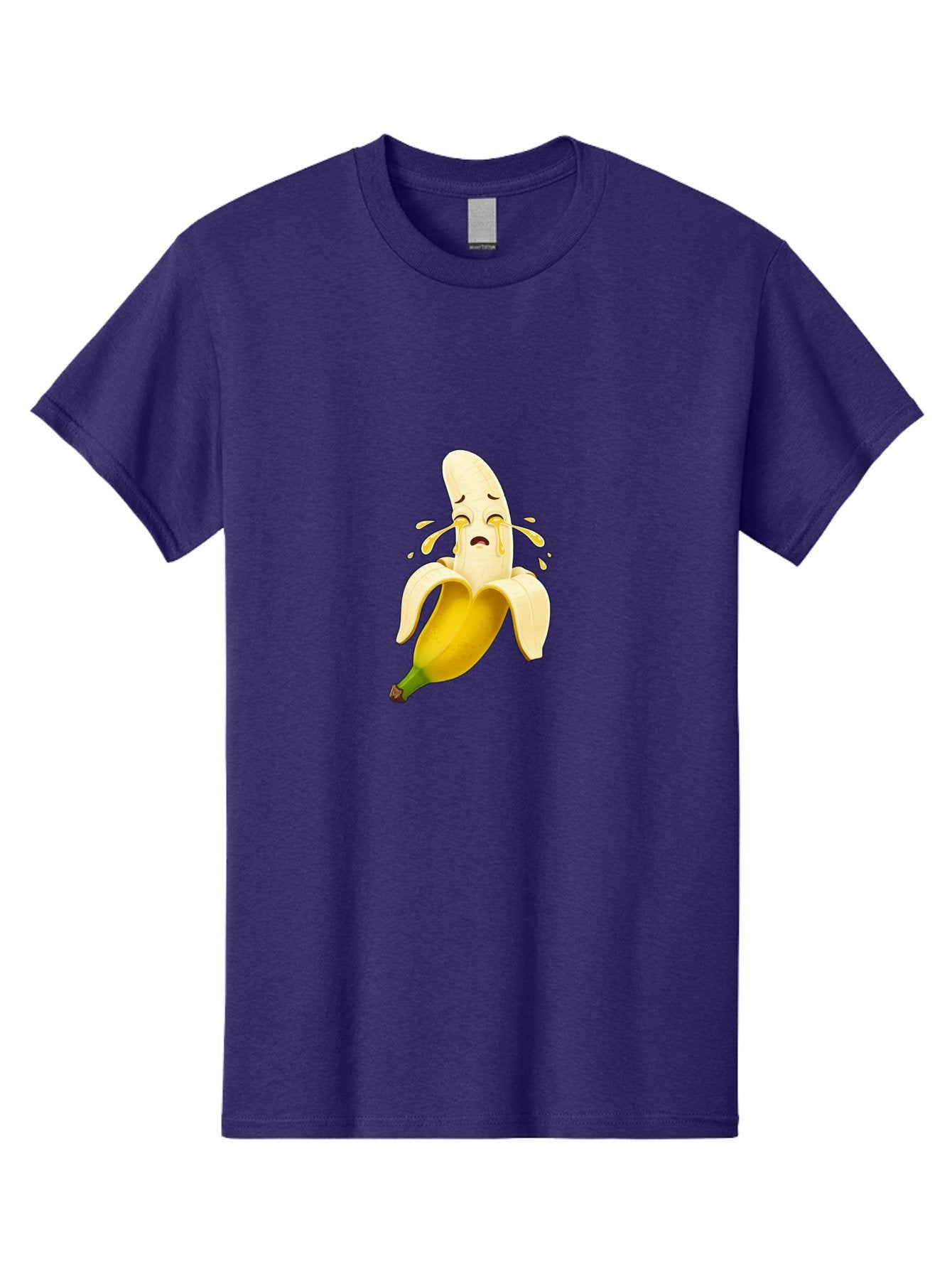 Crying-Banana-3 Men'S Graphic Tee, 100% Cotton, Comfortable Casual Summer Wear, Machine Washable, Vintage Camera, Old Camera, Antique Camera, Black Camera, Classic Photography, Photography Equipment, Nostalgic Device, Film Camera, Camera Art Bam144 5
