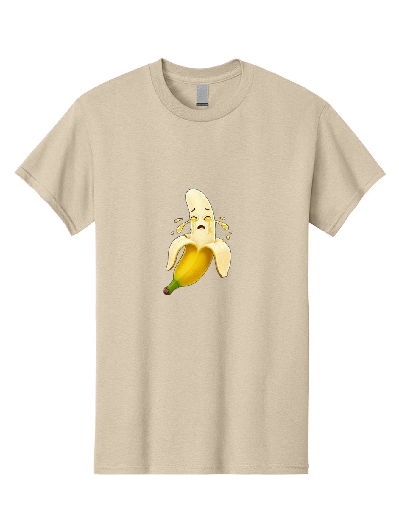 Crying-Banana-3 Men'S Graphic Tee, 100% Cotton, Comfortable Casual Summer Wear, Machine Washable, Vintage Camera, Old Camera, Antique Camera, Black Camera, Classic Photography, Photography Equipment, Nostalgic Device, Film Camera, Camera Art Bam144 9