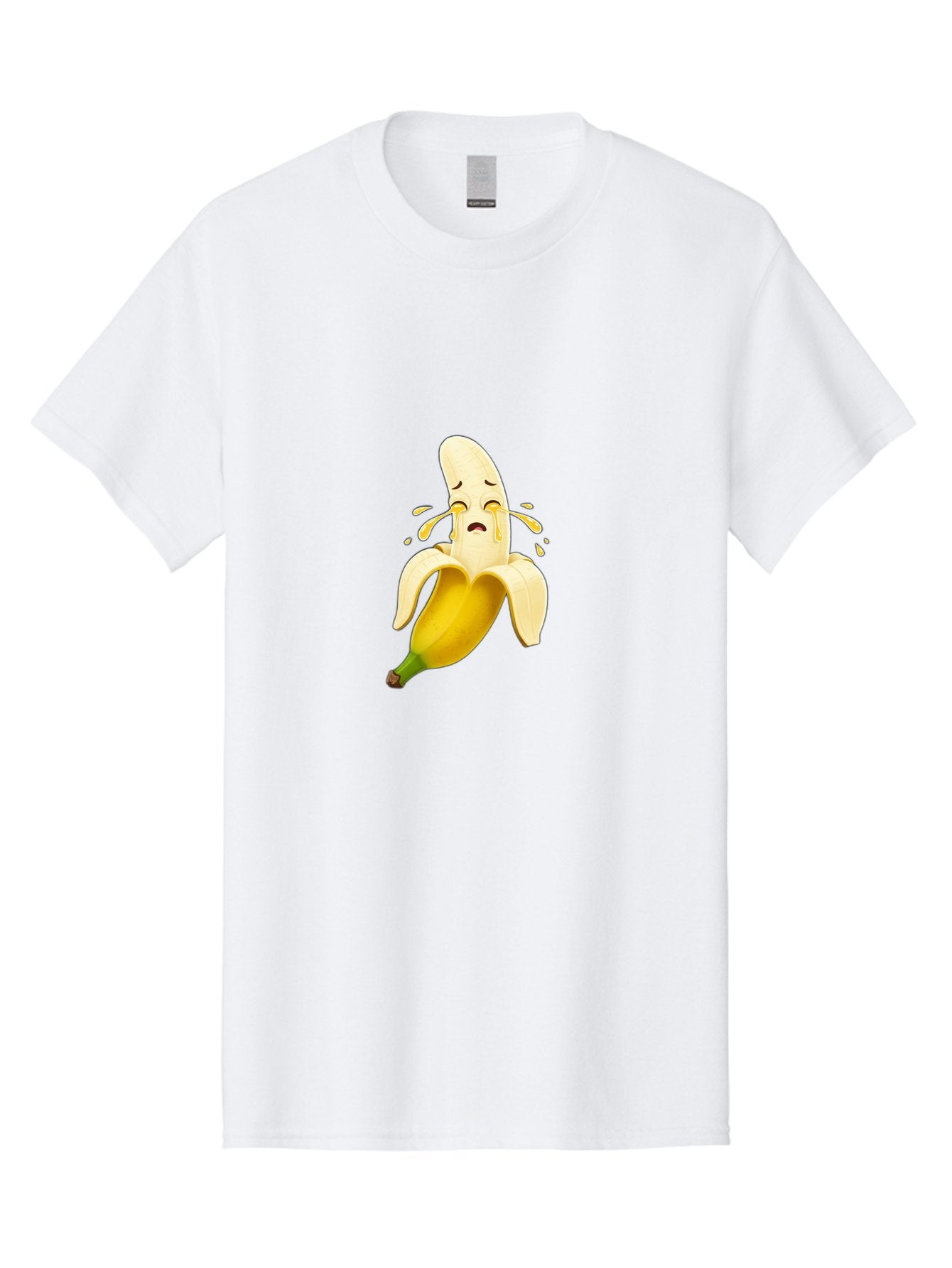 Crying-Banana-3 Men'S Graphic Tee, 100% Cotton, Comfortable Casual Summer Wear, Machine Washable, Vintage Camera, Old Camera, Antique Camera, Black Camera, Classic Photography, Photography Equipment, Nostalgic Device, Film Camera, Camera Art Bam144 11