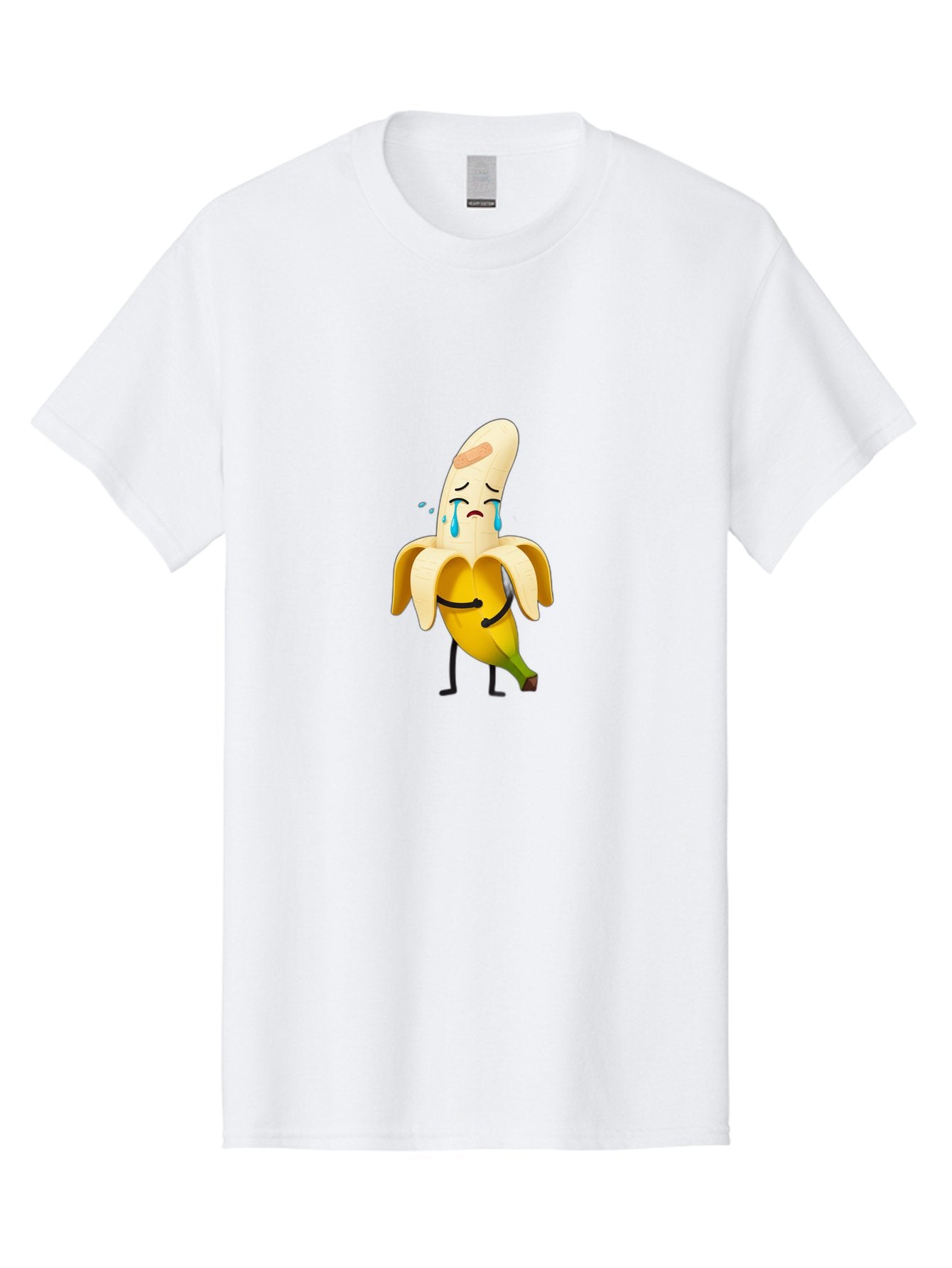 Crying-Banana-5 Men'S Graphic Tee, 100% Cotton, Comfortable Casual Summer Wear, Machine Washable, Vintage Camera, Old Camera, Antique Camera, Black Camera, Classic Photography, Photography Equipment, Nostalgic Device, Film Camera, Camera Art Bam146