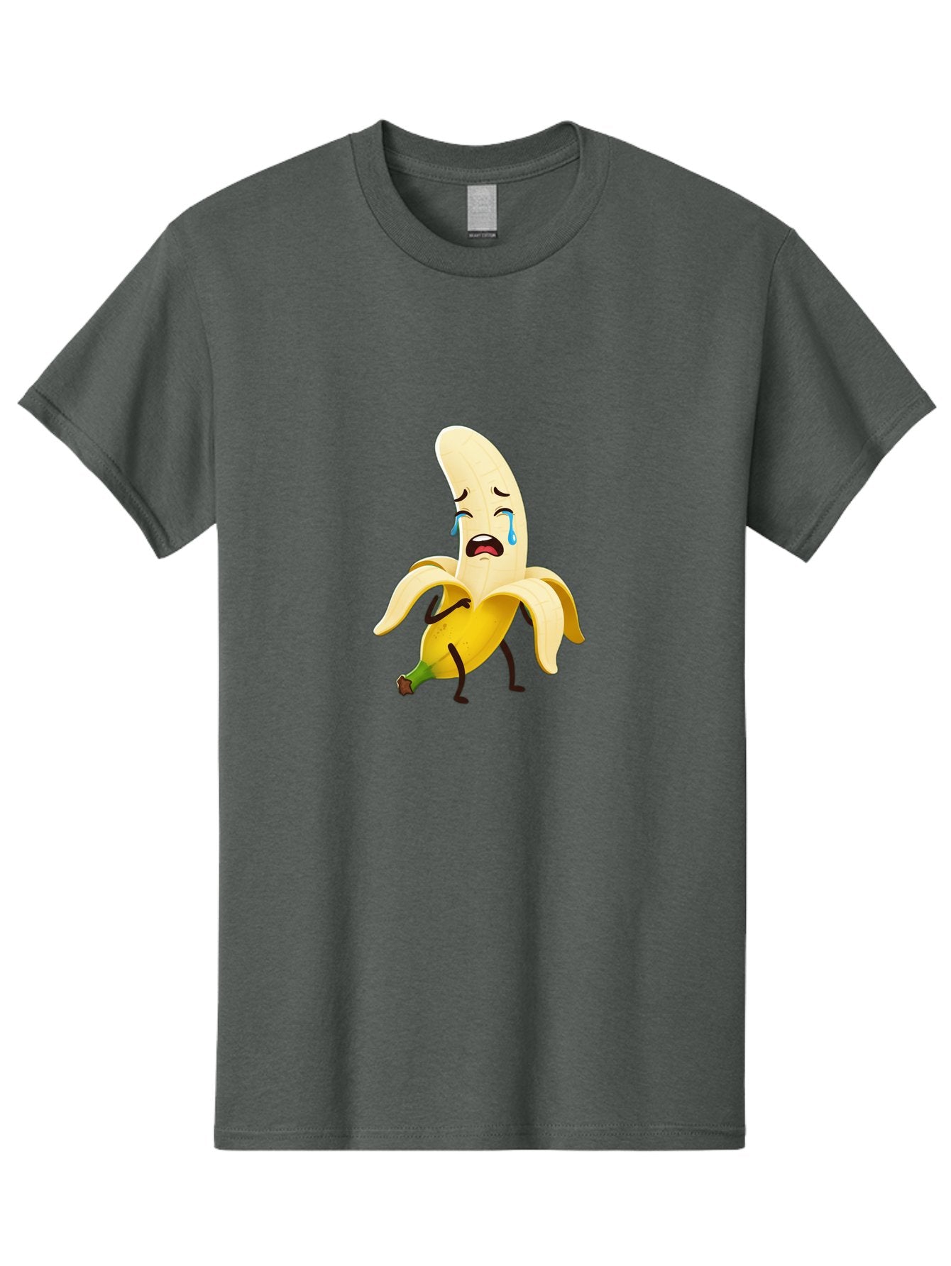 Crying-Banana-Character Men'S Graphic Tee, 100% Cotton, Comfortable Casual Summer Wear, Machine Washable, Vintage Camera, Old Camera, Antique Camera, Black Camera, Classic Photography, Photography Equipment, Nostalgic Device, Film Camera, Bam149 12