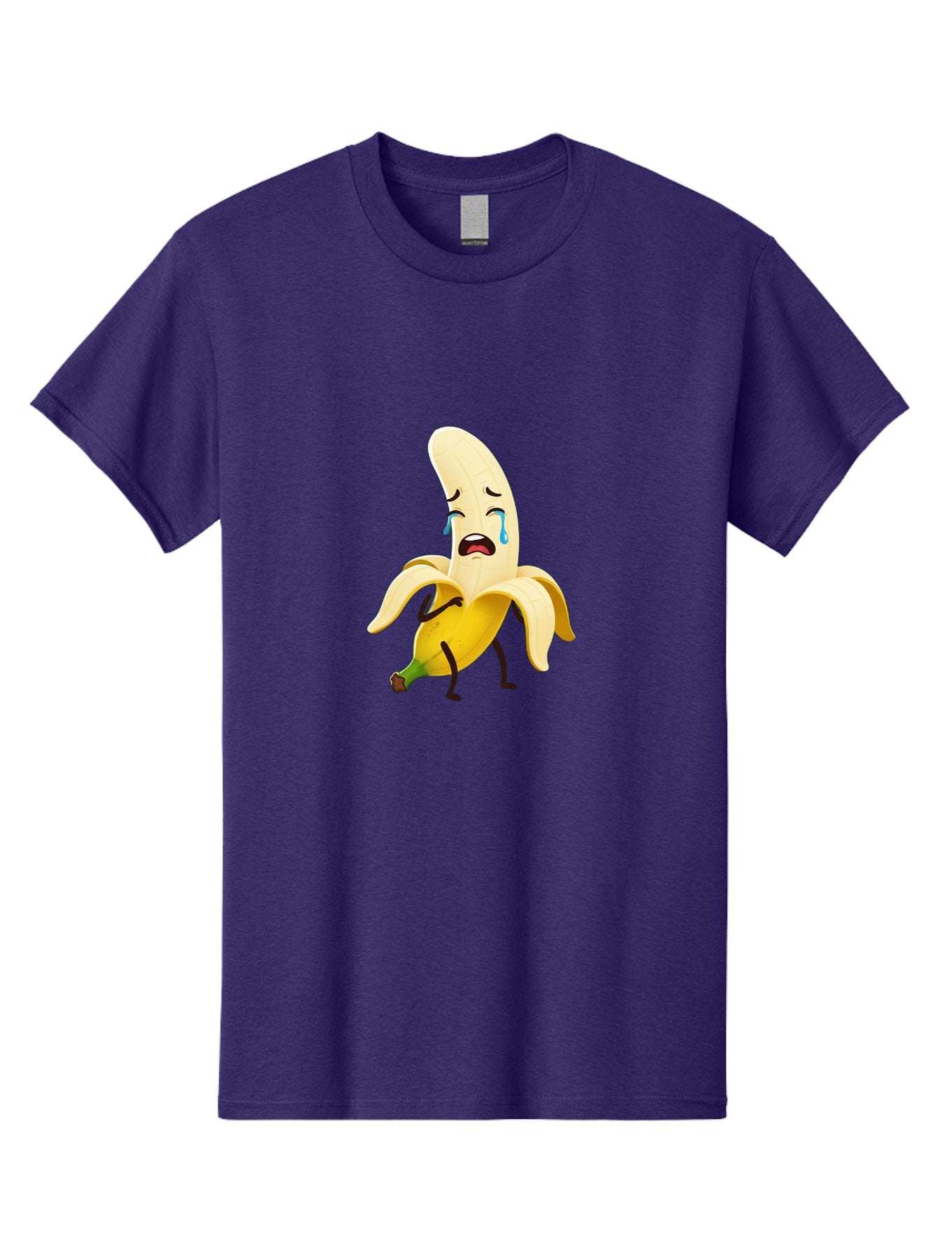Crying-Banana-Character Men'S Graphic Tee, 100% Cotton, Comfortable Casual Summer Wear, Machine Washable, Vintage Camera, Old Camera, Antique Camera, Black Camera, Classic Photography, Photography Equipment, Nostalgic Device, Film Camera, Bam149 6