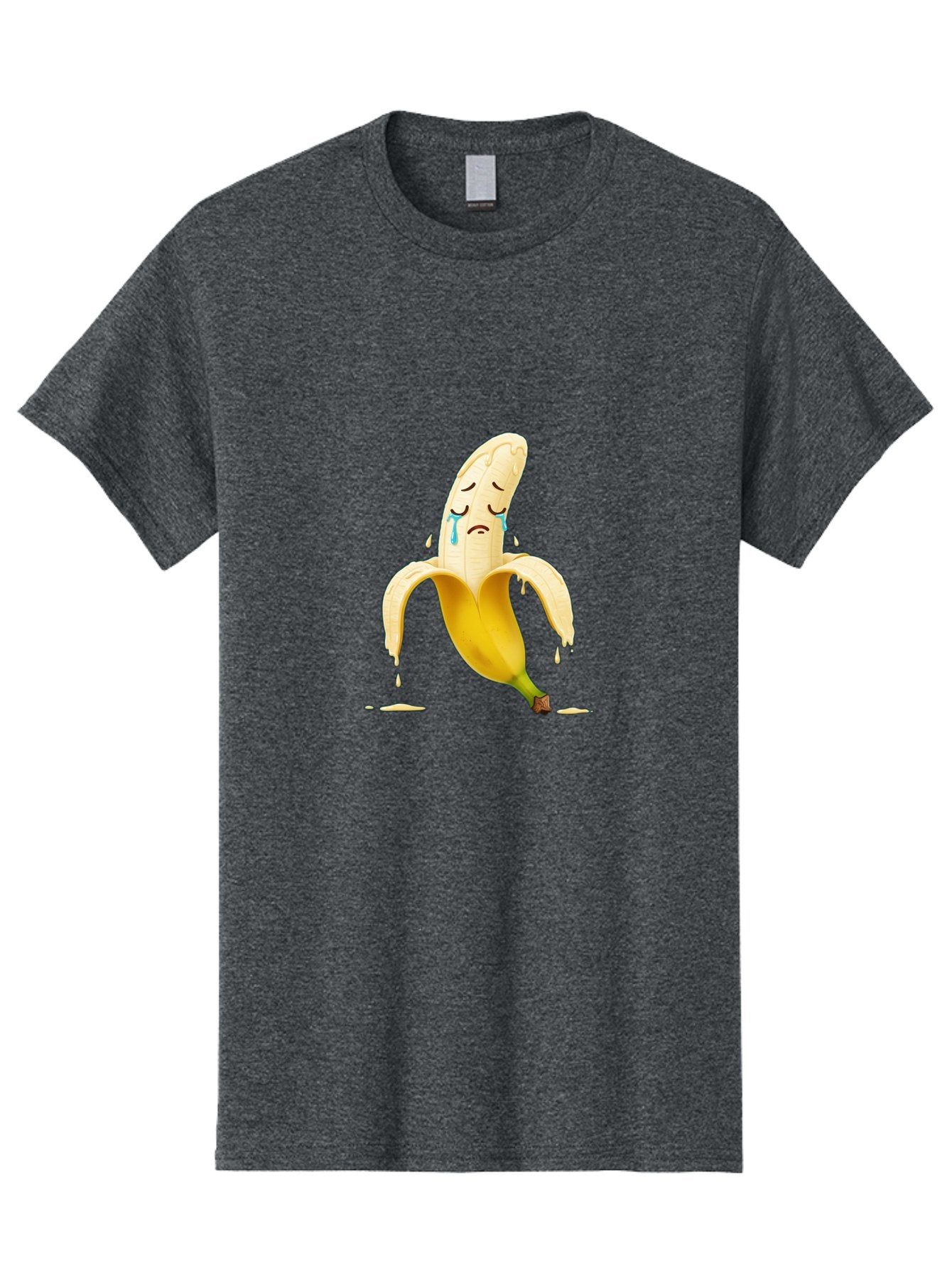 Crying-Banana-Peel-1 Men'S Graphic Tee, 100% Cotton, Comfortable Casual Summer Wear, Machine Washable, Vintage Camera, Old Camera, Antique Camera, Black Camera, Classic Photography, Photography Equipment, Nostalgic Device, Film Camera, Bam150 15