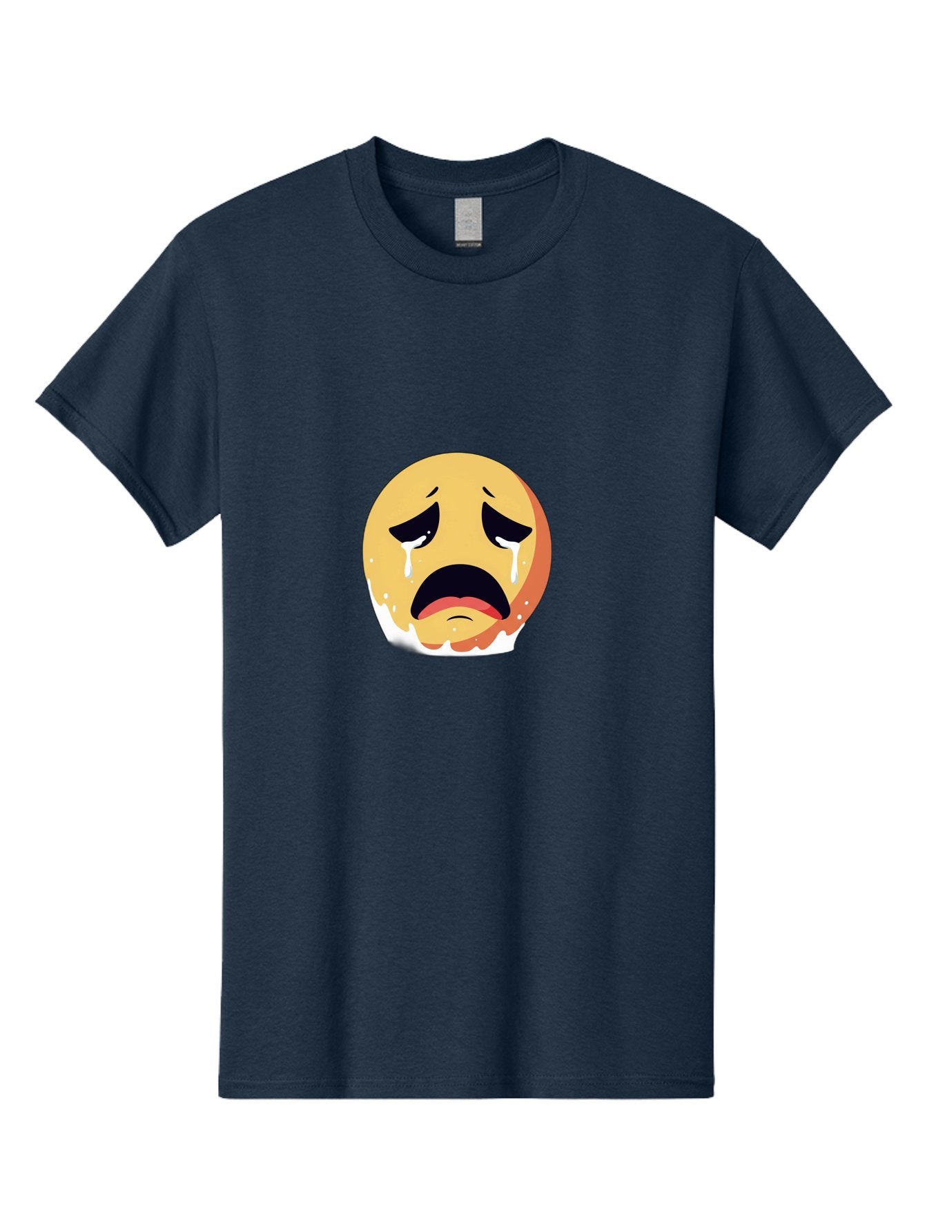 Crying-Emoji Men'S Graphic Tee, 100% Cotton, Comfortable Casual Summer Wear, Machine Washable, Vintage Camera, Old Camera, Antique Camera, Black Camera, Classic Photography, Photography Equipment, Nostalgic Device, Film Camera, Camera Art Bam156 6