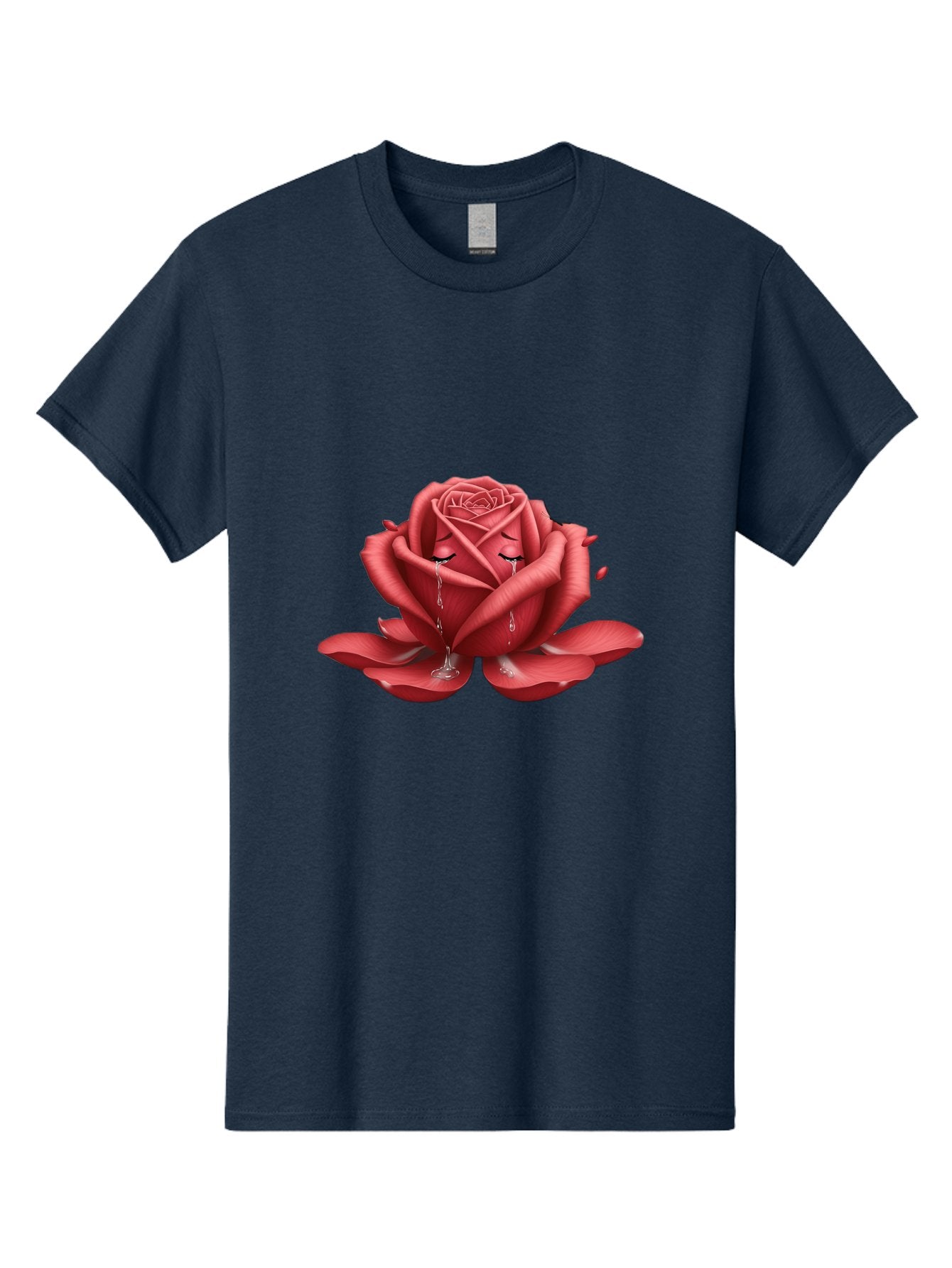 Crying-Rose-1 Men'S Graphic Tee, 100% Cotton, Comfortable Casual Summer Wear, Machine Washable, Vintage Camera, Old Camera, Antique Camera, Black Camera, Classic Photography, Photography Equipment, Nostalgic Device, Film Camera, Camera Art Bam178 13