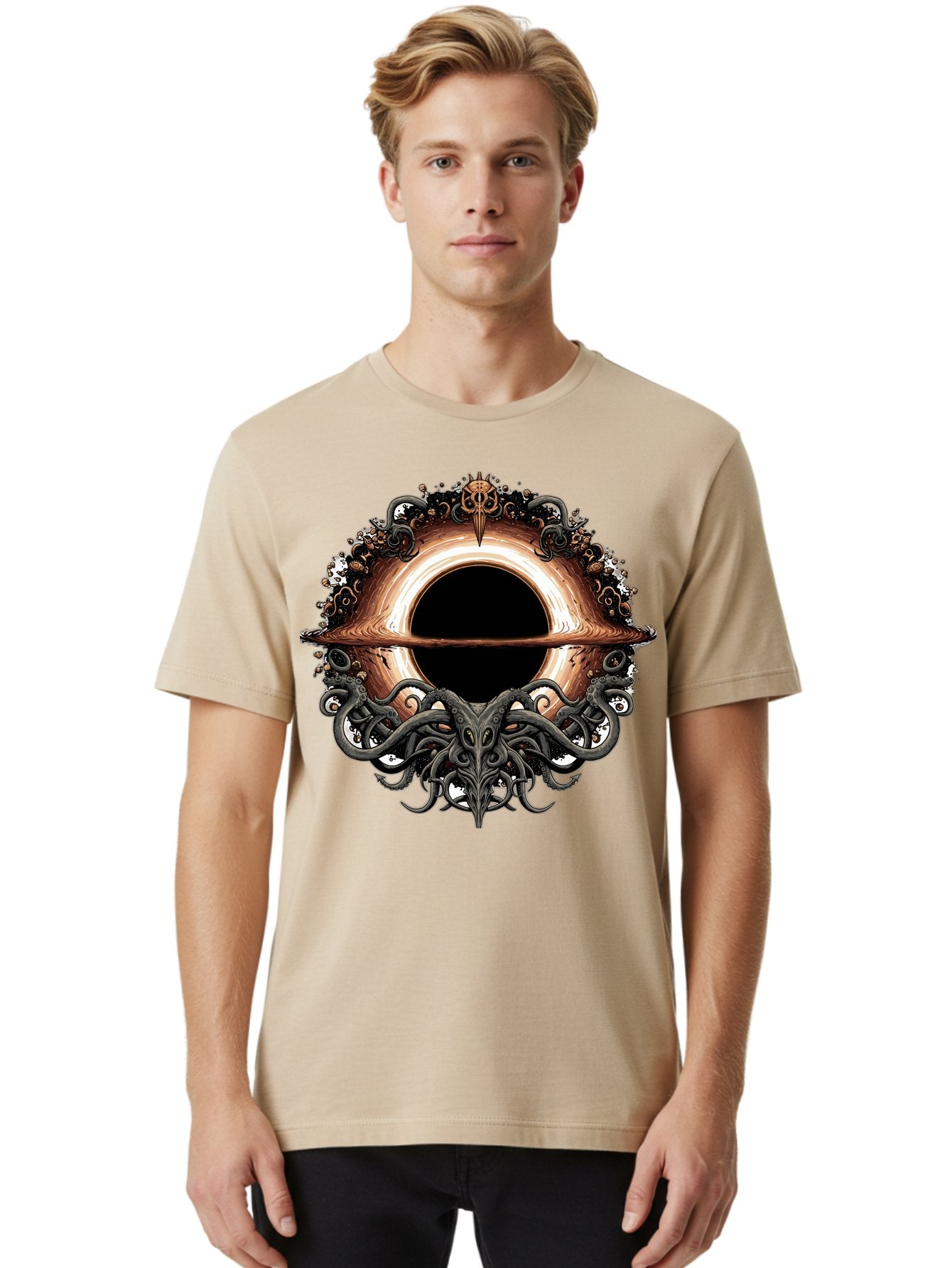Cthulhu-Portal Men'S Graphic Tee, 100% Cotton, Comfortable Casual Summer Wear, Machine Washable, Vintage Camera, Old Camera, Antique Camera, Black Camera, Classic Photography, Photography Equipment, Nostalgic Device, Film Camera, Camera Art Bam183 16