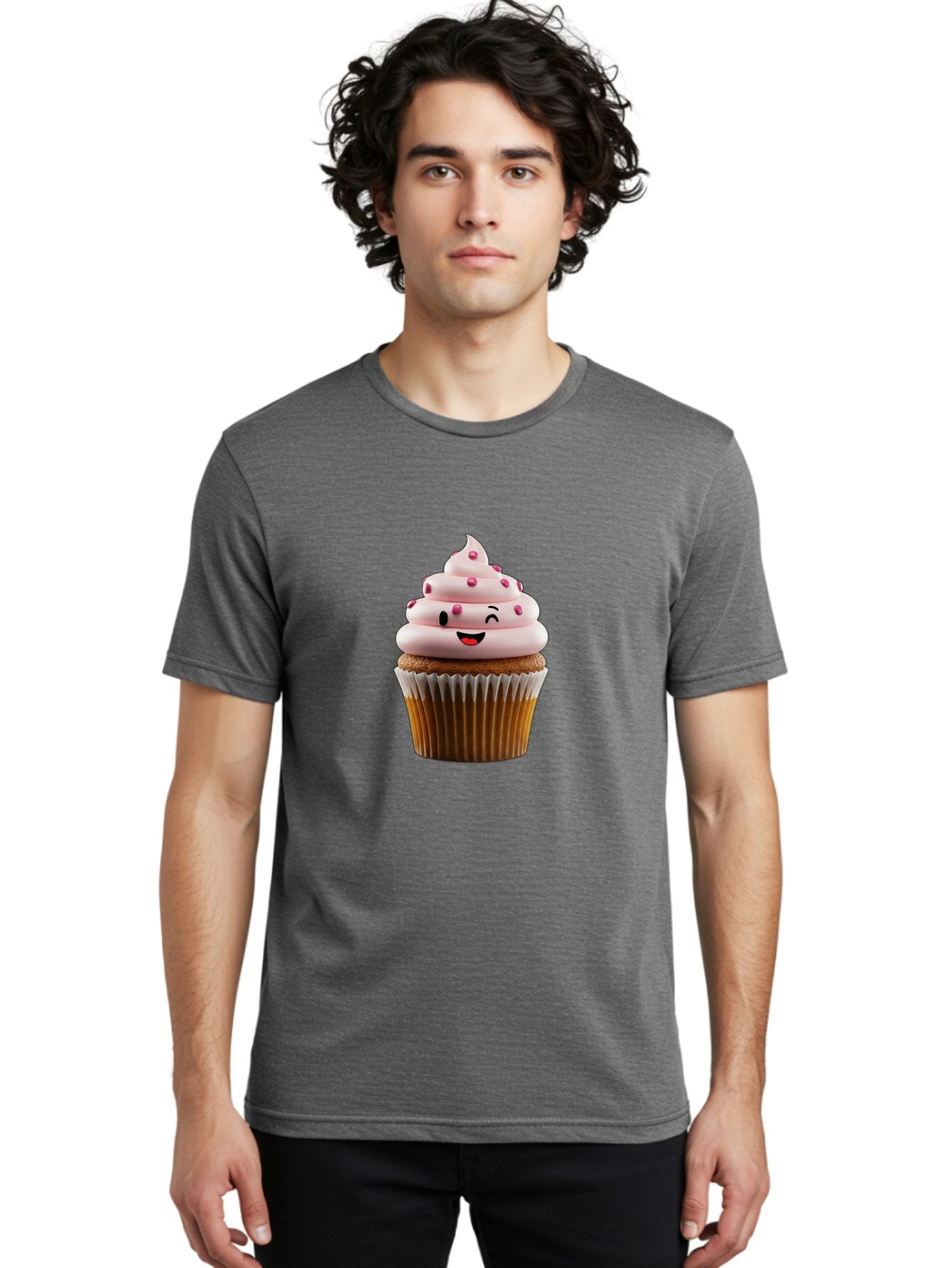 Cupcake-1 Men'S Graphic Tee, 100% Cotton, Comfortable Casual Summer Wear, Machine Washable, Vintage Camera, Old Camera, Antique Camera, Black Camera, Classic Photography, Photography Equipment, Nostalgic Device, Film Camera, Camera Art Bam186 19