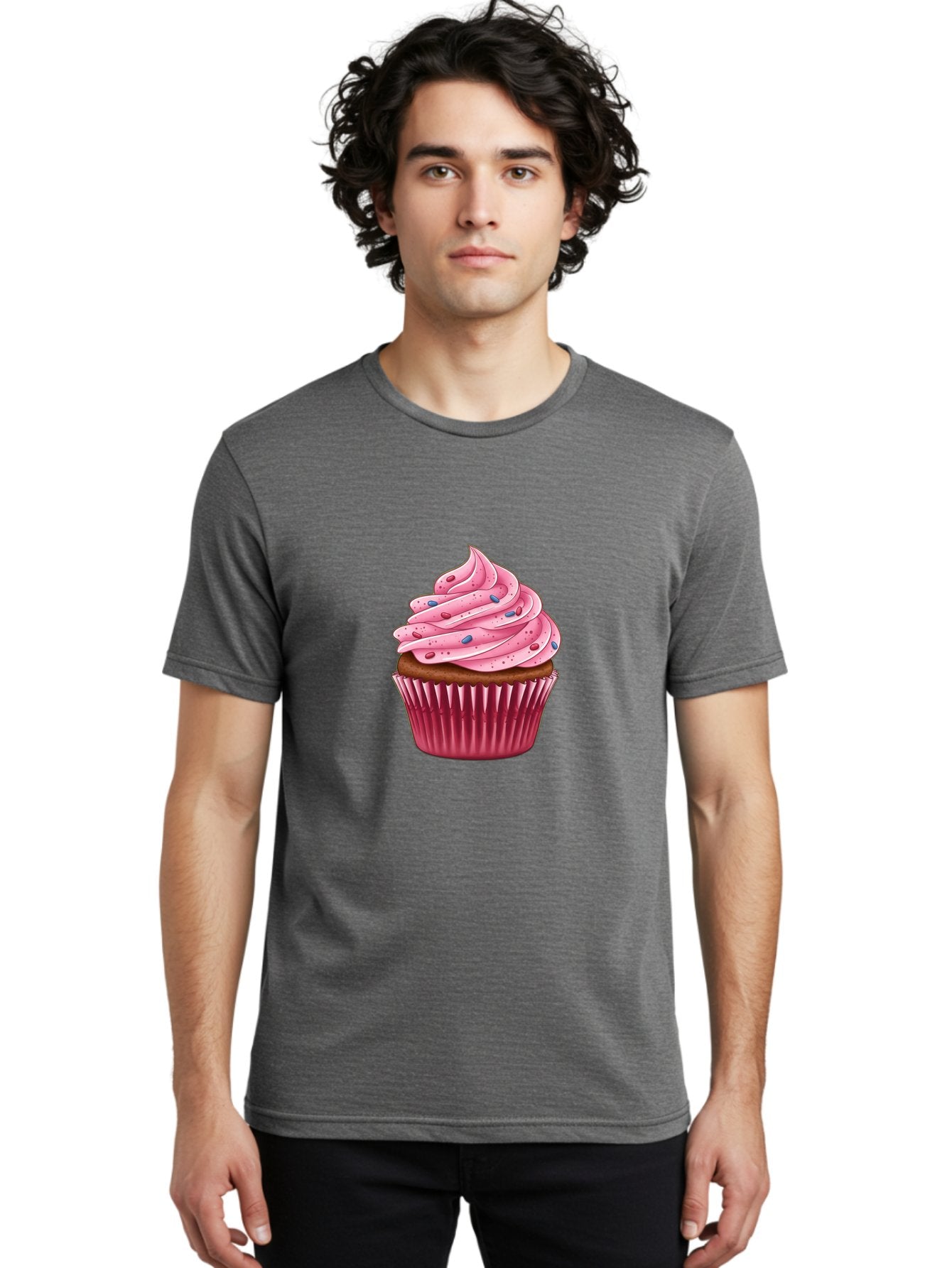 Cupcake-3 Men'S Graphic Tee, 100% Cotton, Comfortable Casual Summer Wear, Machine Washable, Vintage Camera, Old Camera, Antique Camera, Black Camera, Classic Photography, Photography Equipment, Nostalgic Device, Film Camera, Camera Art Bam188 27