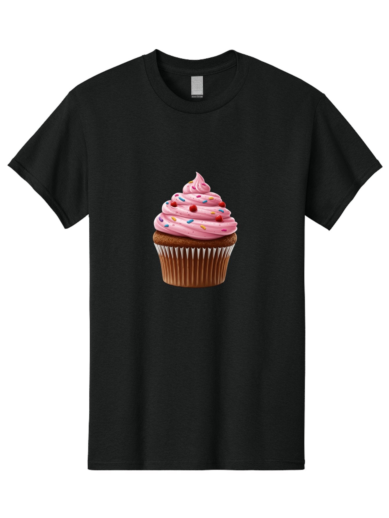 Cupcake-With-Sprinkles Men'S Graphic Tee, 100% Cotton, Comfortable Casual Summer Wear, Machine Washable, Vintage Camera, Old Camera, Antique Camera, Black Camera, Classic Photography, Photography Equipment, Nostalgic Device, Film Camera, Bam197