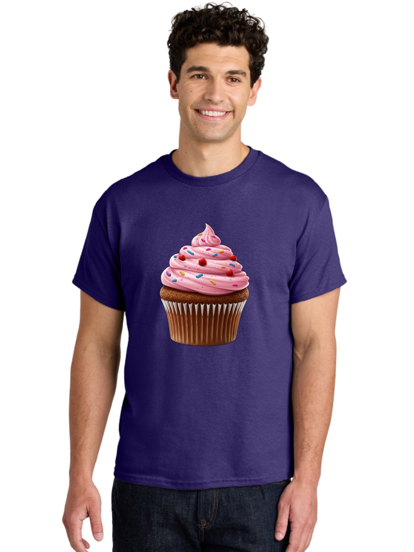 Cupcake-With-Sprinkles Men'S Graphic Tee, 100% Cotton, Comfortable Casual Summer Wear, Machine Washable, Vintage Camera, Old Camera, Antique Camera, Black Camera, Classic Photography, Photography Equipment, Nostalgic Device, Film Camera, Bam197 25