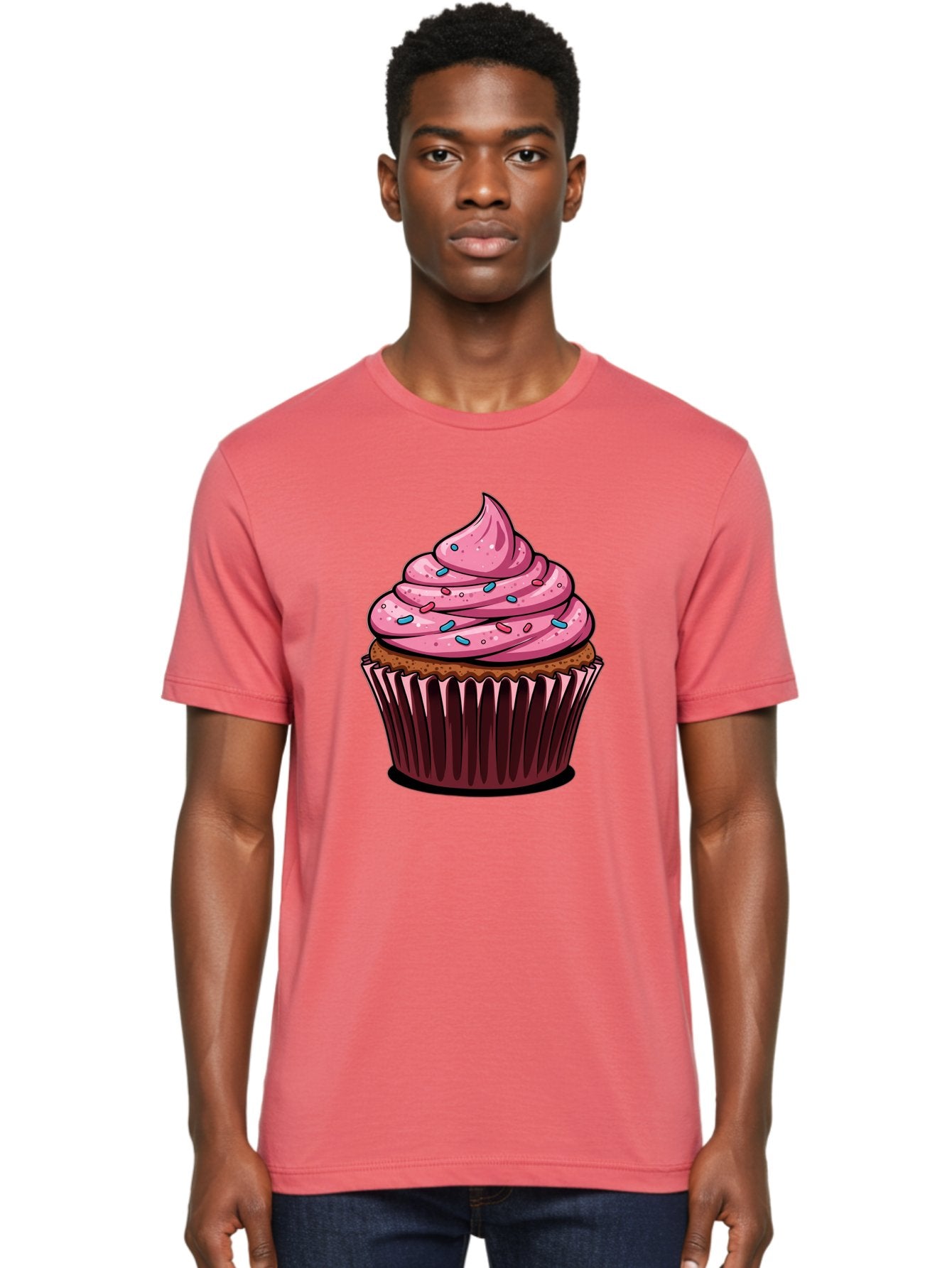 Cupcake Men'S Graphic Tee, 100% Cotton, Comfortable Casual Summer Wear, Machine Washable, Vintage Camera, Old Camera, Antique Camera, Black Camera, Classic Photography, Photography Equipment, Nostalgic Device, Film Camera, Camera Art Bam198 26