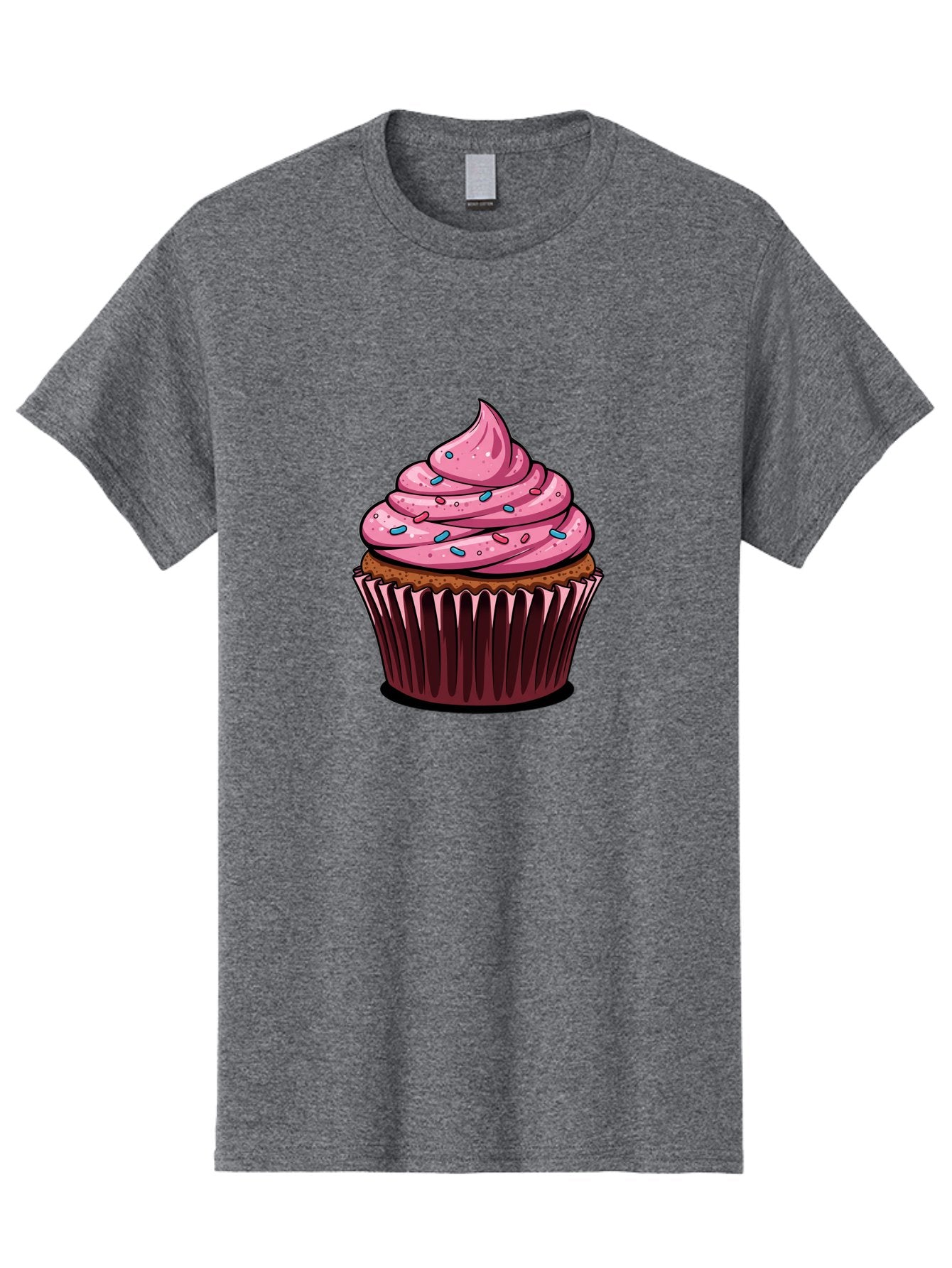 Cupcake Men'S Graphic Tee, 100% Cotton, Comfortable Casual Summer Wear, Machine Washable, Vintage Camera, Old Camera, Antique Camera, Black Camera, Classic Photography, Photography Equipment, Nostalgic Device, Film Camera, Camera Art Bam198 4