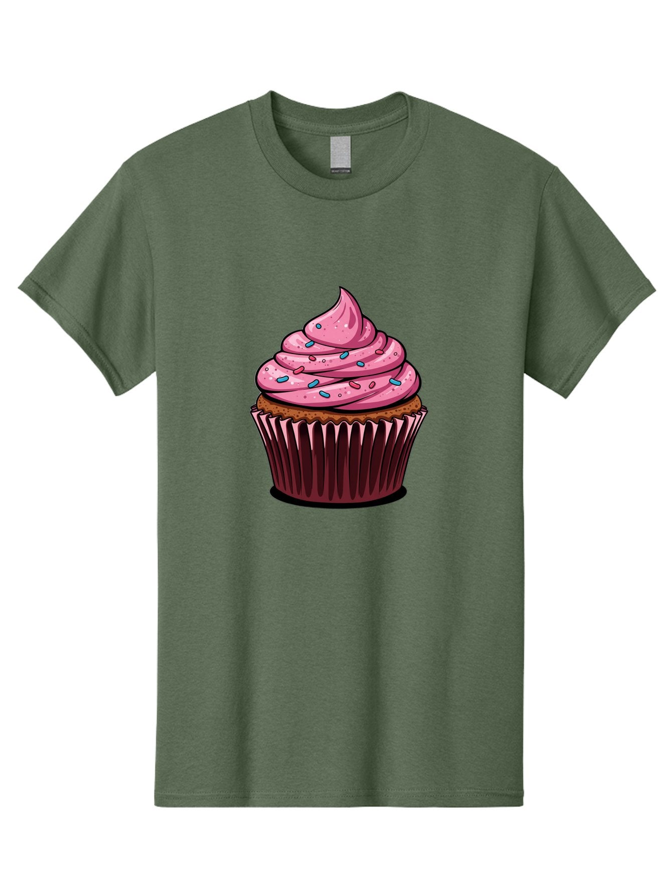 Cupcake Men'S Graphic Tee, 100% Cotton, Comfortable Casual Summer Wear, Machine Washable, Vintage Camera, Old Camera, Antique Camera, Black Camera, Classic Photography, Photography Equipment, Nostalgic Device, Film Camera, Camera Art Bam198
