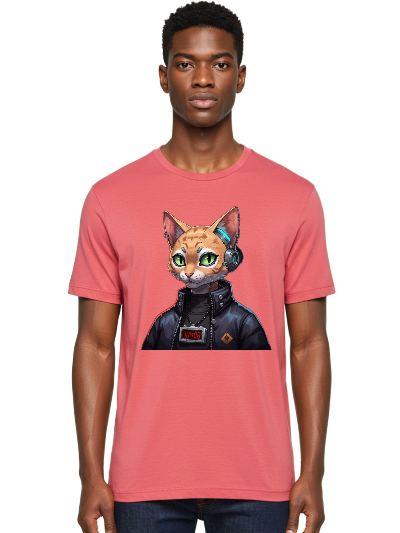 Cyber-Cat-10408 Men'S Graphic Tee, 100% Cotton, Comfortable Casual Summer Wear, Machine Washable, Vintage Camera, Old Camera, Antique Camera, Black Camera, Classic Photography, Photography Equipment, Nostalgic Device, Film Camera, Camera Art Bam206 19