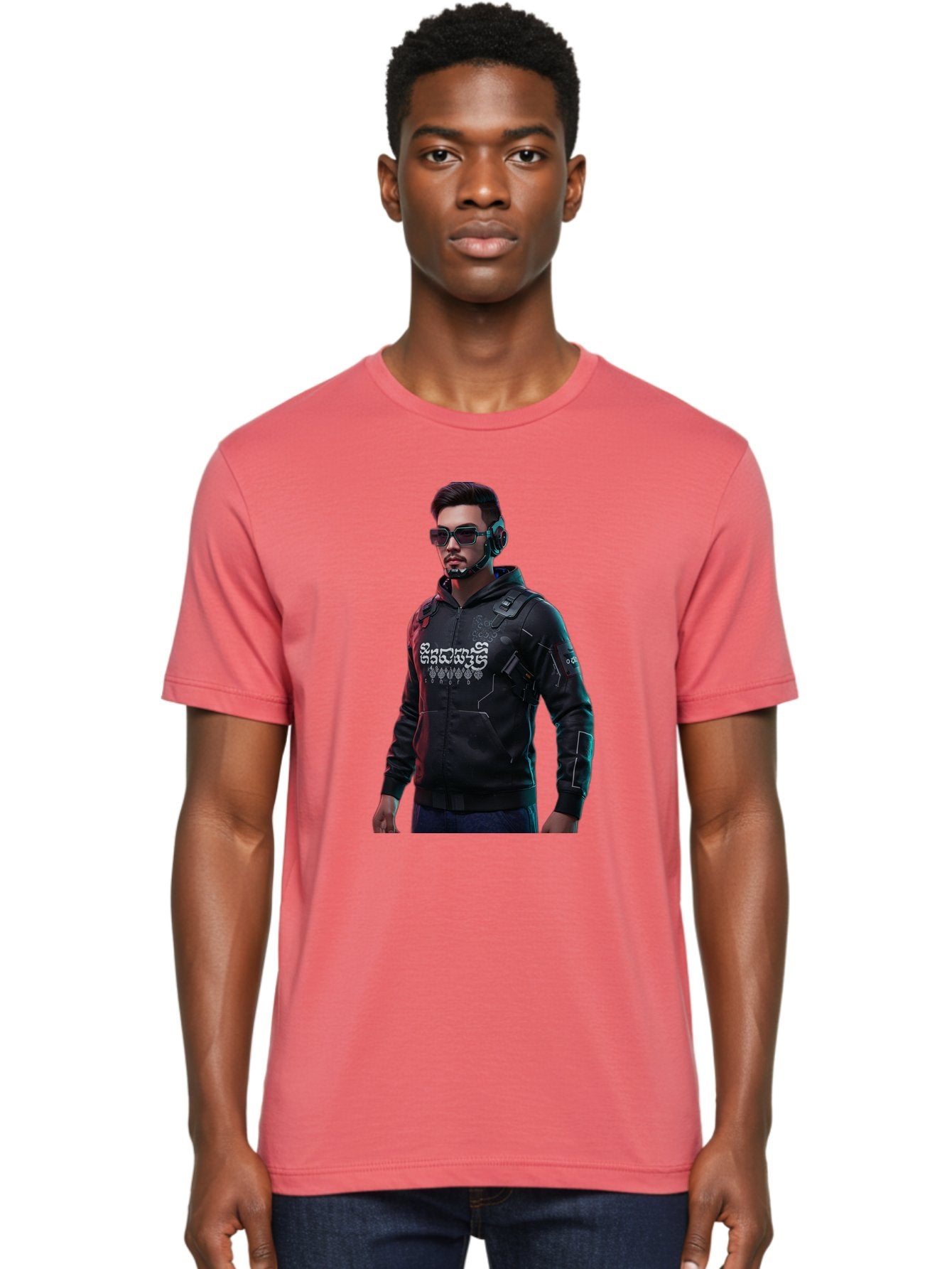 Cyberpunk-Character Men'S Graphic Tee, 100% Cotton, Comfortable Casual Summer Wear, Machine Washable, Vintage Camera, Old Camera, Antique Camera, Black Camera, Classic Photography, Photography Equipment, Nostalgic Device, Film Camera, Bam209 25