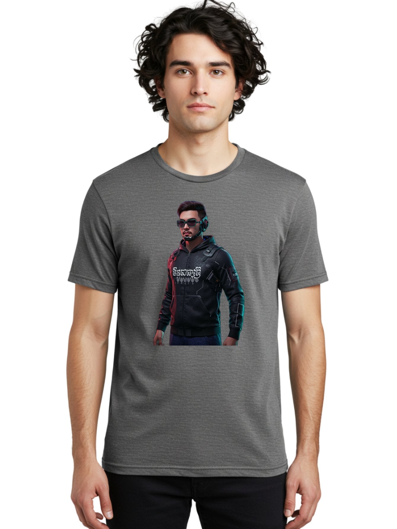 Cyberpunk-Character Men'S Graphic Tee, 100% Cotton, Comfortable Casual Summer Wear, Machine Washable, Vintage Camera, Old Camera, Antique Camera, Black Camera, Classic Photography, Photography Equipment, Nostalgic Device, Film Camera, Bam209 20