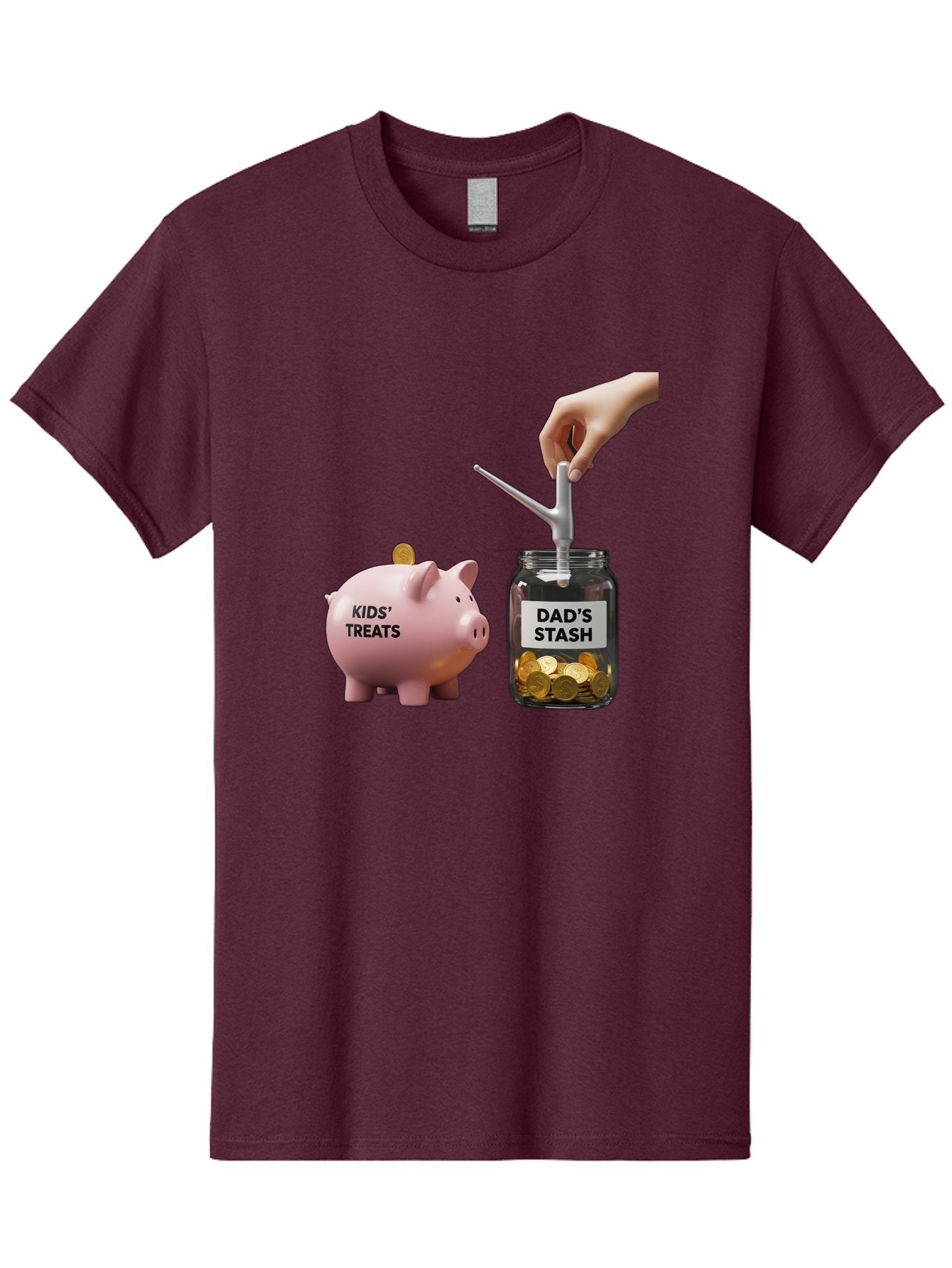 Dad-S-Stash Men'S Graphic Tee, 100% Cotton, Comfortable Casual Summer Wear, Machine Washable, Vintage Camera, Old Camera, Antique Camera, Black Camera, Classic Photography, Photography Equipment, Nostalgic Device, Film Camera, Camera Art Bam215 15