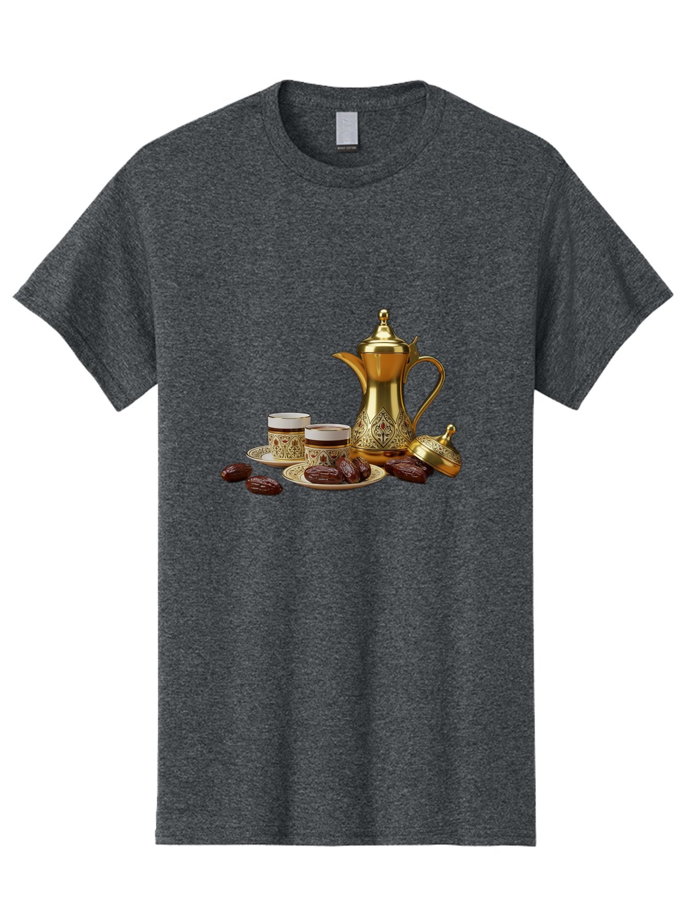 Dallah-Tea-Set Men'S Graphic Tee, 100% Cotton, Comfortable Casual Summer Wear, Machine Washable, Vintage Camera, Old Camera, Antique Camera, Black Camera, Classic Photography, Photography Equipment, Nostalgic Device, Film Camera, Camera Art Bam217