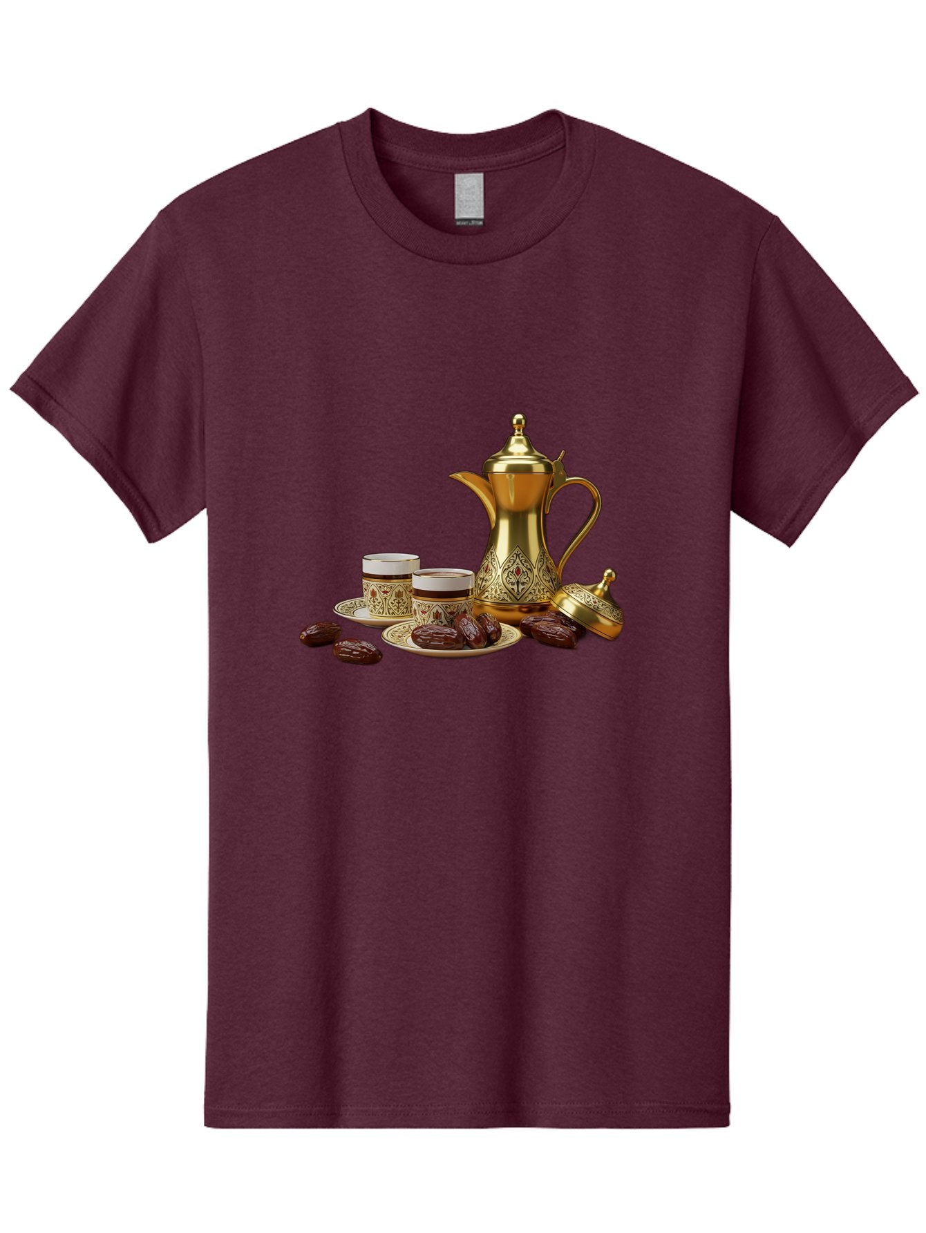 Dallah-Tea-Set Men'S Graphic Tee, 100% Cotton, Comfortable Casual Summer Wear, Machine Washable, Vintage Camera, Old Camera, Antique Camera, Black Camera, Classic Photography, Photography Equipment, Nostalgic Device, Film Camera, Camera Art Bam217 9