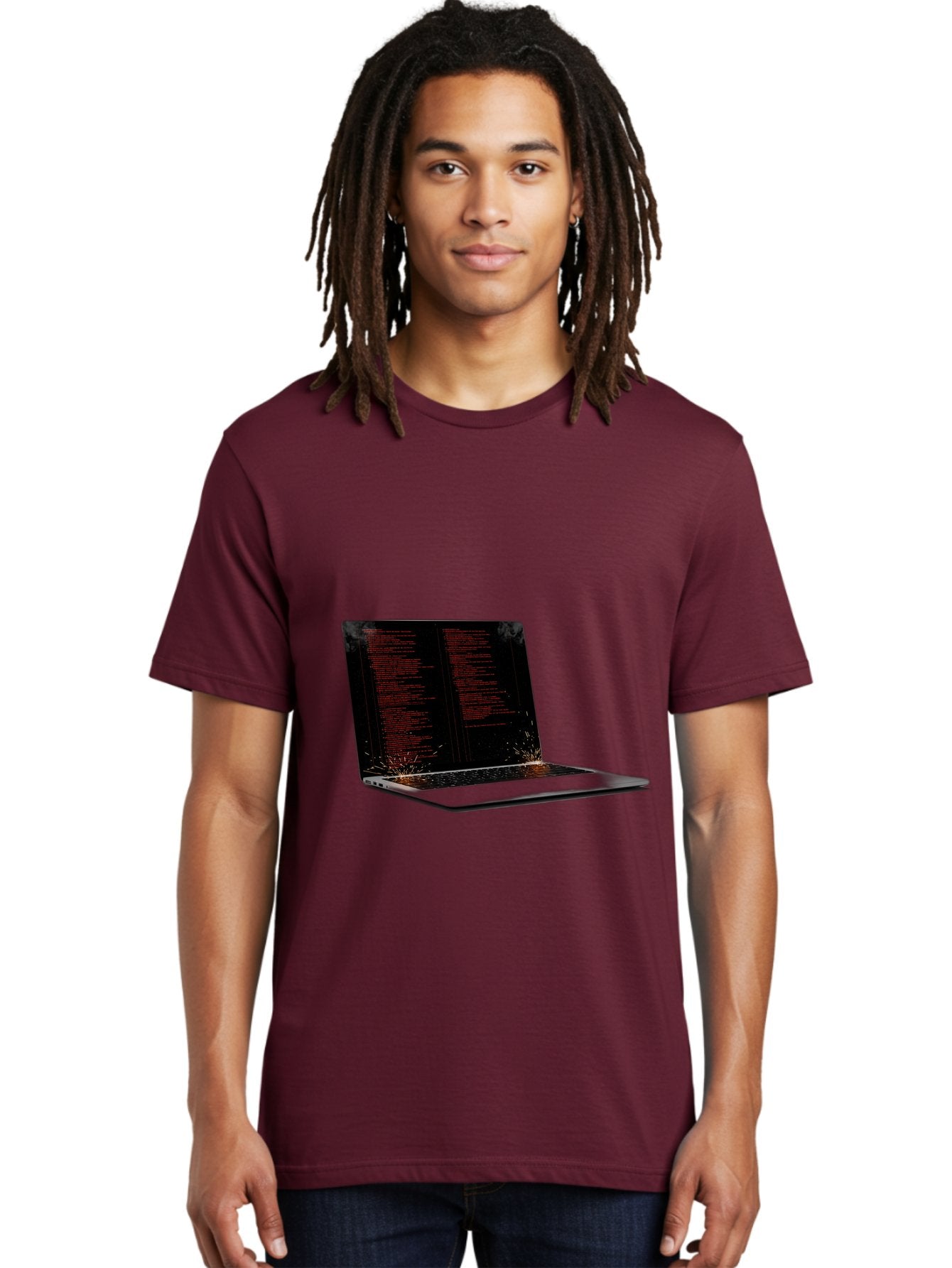 Damaged-Laptop Men'S Graphic Tee, 100% Cotton, Comfortable Casual Summer Wear, Machine Washable, Vintage Camera, Old Camera, Antique Camera, Black Camera, Classic Photography, Photography Equipment, Nostalgic Device, Film Camera, Camera Art Bam219 23