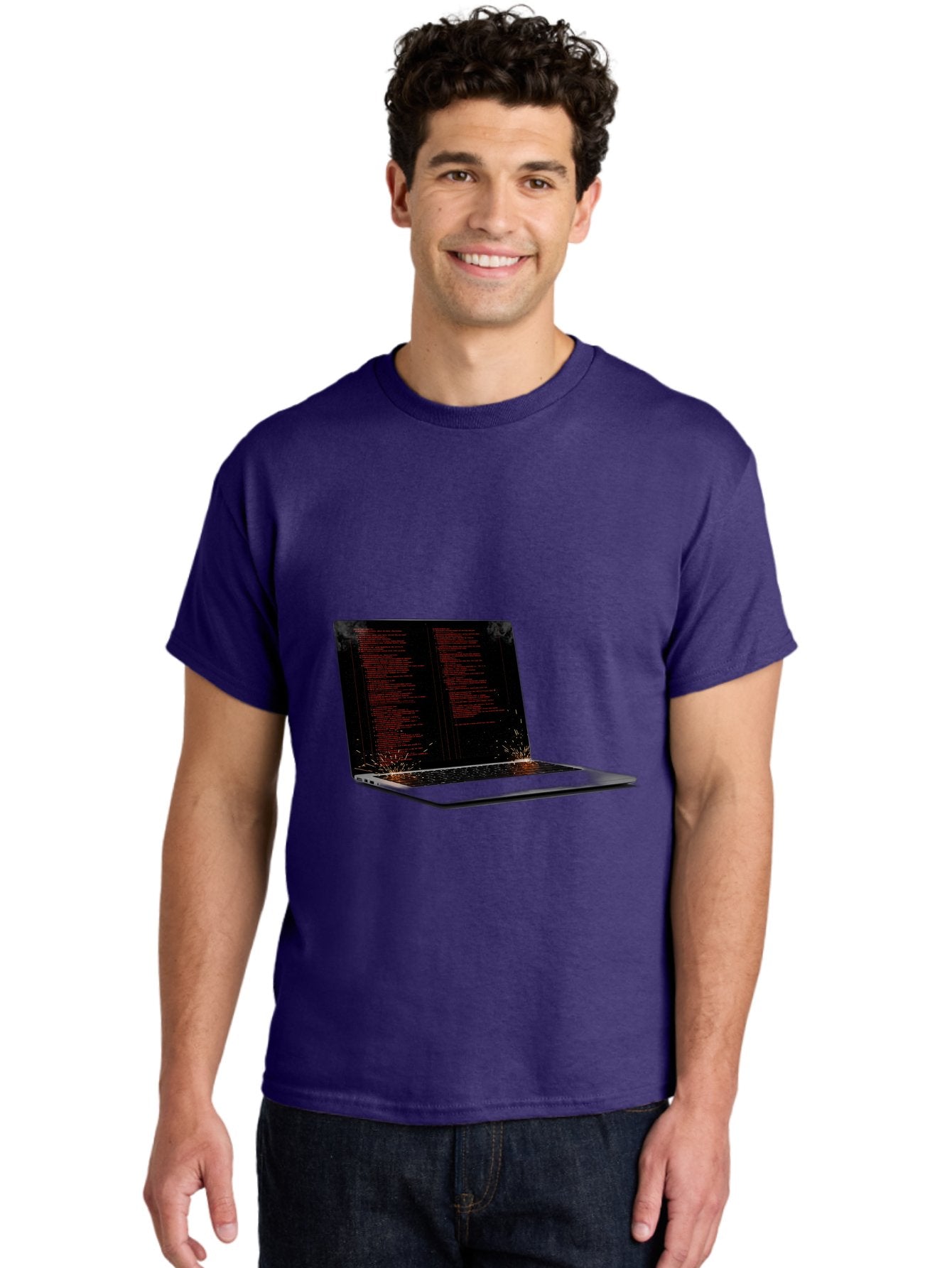 Damaged-Laptop Men'S Graphic Tee, 100% Cotton, Comfortable Casual Summer Wear, Machine Washable, Vintage Camera, Old Camera, Antique Camera, Black Camera, Classic Photography, Photography Equipment, Nostalgic Device, Film Camera, Camera Art Bam219 20