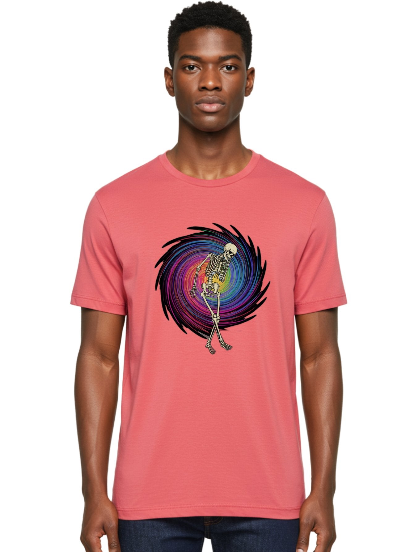 Dancing-Skeleton Men'S Graphic Tee, 100% Cotton, Comfortable Casual Summer Wear, Machine Washable, Vintage Camera, Old Camera, Antique Camera, Black Camera, Classic Photography, Photography Equipment, Nostalgic Device, Film Camera, Camera Art Bam221 28