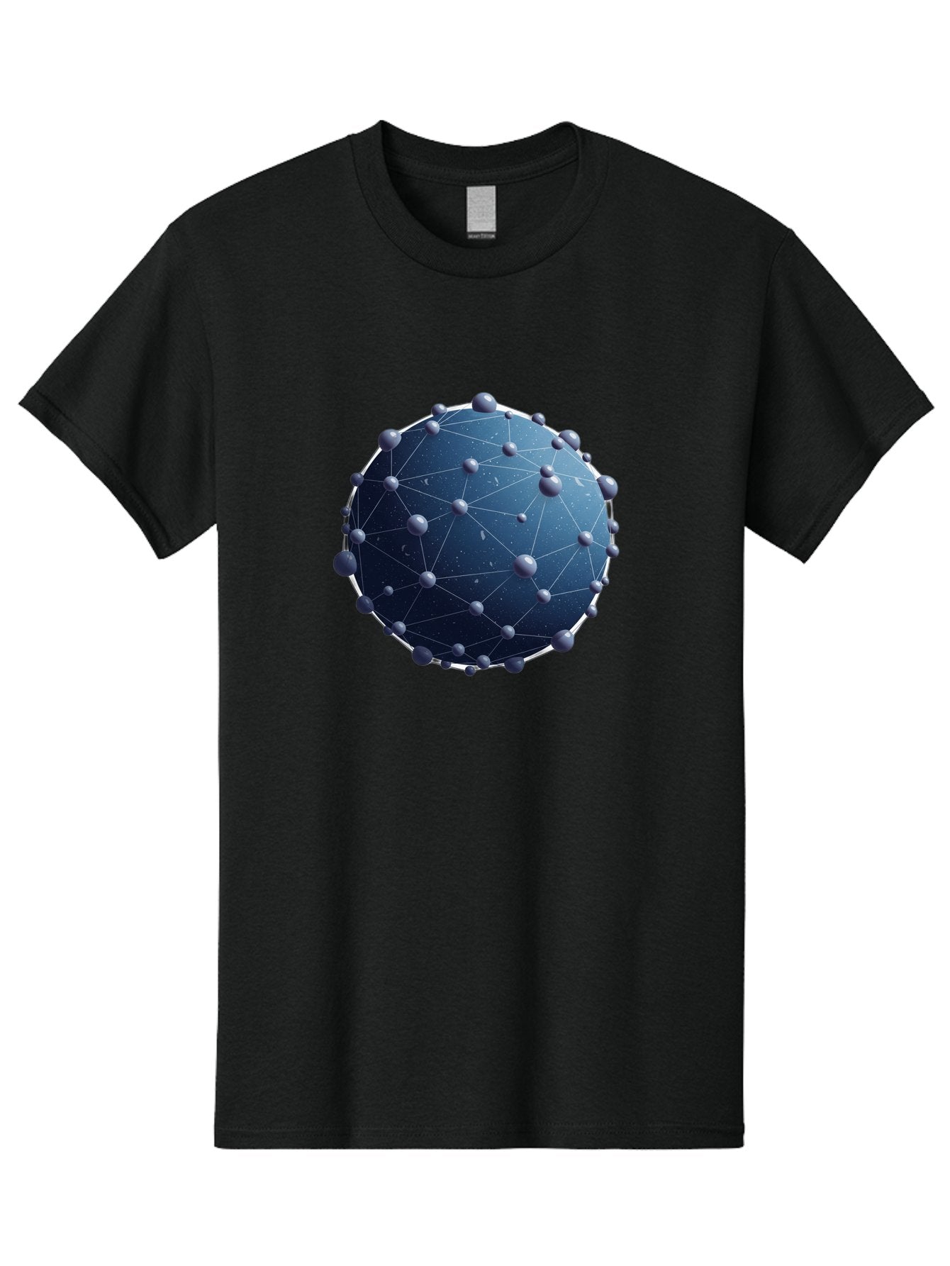 Dark-Blue-Sphere-With-Nodules Men'S Graphic Tee, 100% Cotton, Comfortable Casual Summer Wear, Machine Washable, Vintage Camera, Old Camera, Antique Camera, Black Camera, Classic Photography, Photography Equipment, Nostalgic Device, Bam224 5