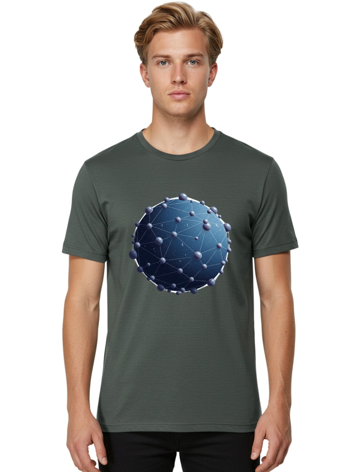 Dark-Blue-Sphere-With-Nodules Men'S Graphic Tee, 100% Cotton, Comfortable Casual Summer Wear, Machine Washable, Vintage Camera, Old Camera, Antique Camera, Black Camera, Classic Photography, Photography Equipment, Nostalgic Device, Bam224 27