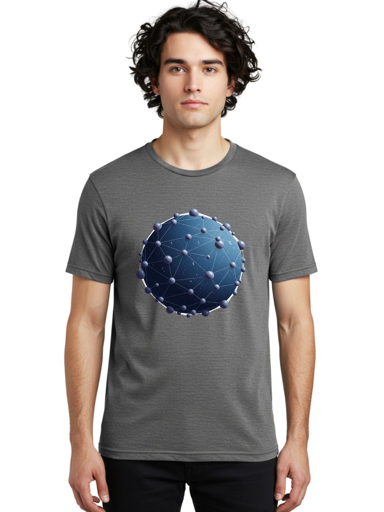 Dark-Blue-Sphere-With-Nodules Men'S Graphic Tee, 100% Cotton, Comfortable Casual Summer Wear, Machine Washable, Vintage Camera, Old Camera, Antique Camera, Black Camera, Classic Photography, Photography Equipment, Nostalgic Device, Bam224 24