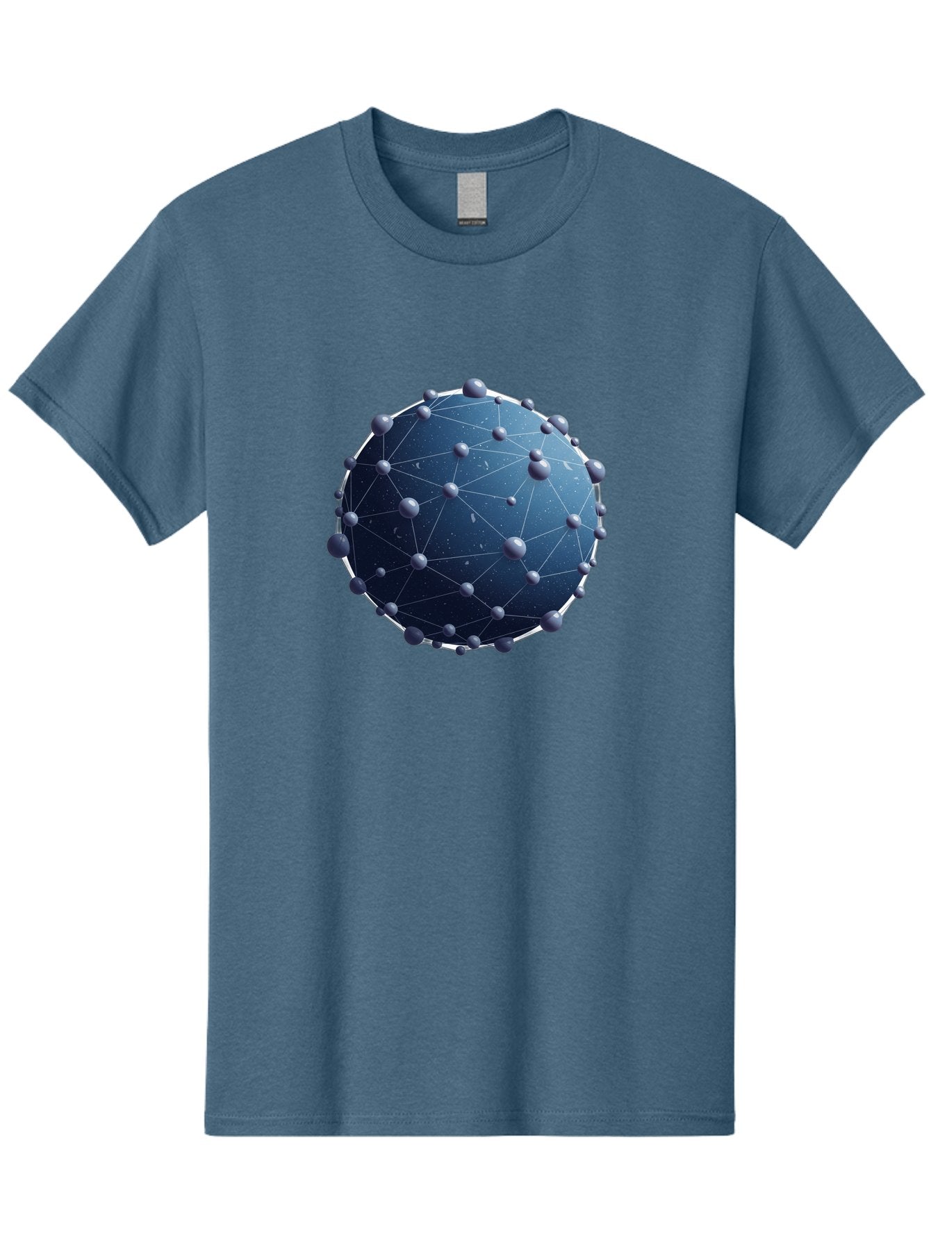 Dark-Blue-Sphere-With-Nodules Men'S Graphic Tee, 100% Cotton, Comfortable Casual Summer Wear, Machine Washable, Vintage Camera, Old Camera, Antique Camera, Black Camera, Classic Photography, Photography Equipment, Nostalgic Device, Bam224 7