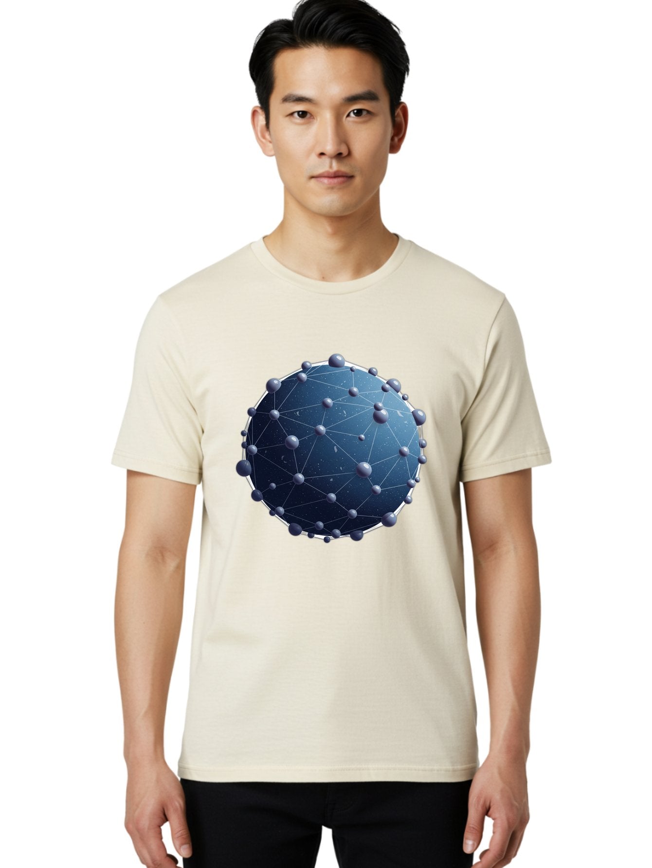 Dark-Blue-Sphere-With-Nodules Men'S Graphic Tee, 100% Cotton, Comfortable Casual Summer Wear, Machine Washable, Vintage Camera, Old Camera, Antique Camera, Black Camera, Classic Photography, Photography Equipment, Nostalgic Device, Bam224 19